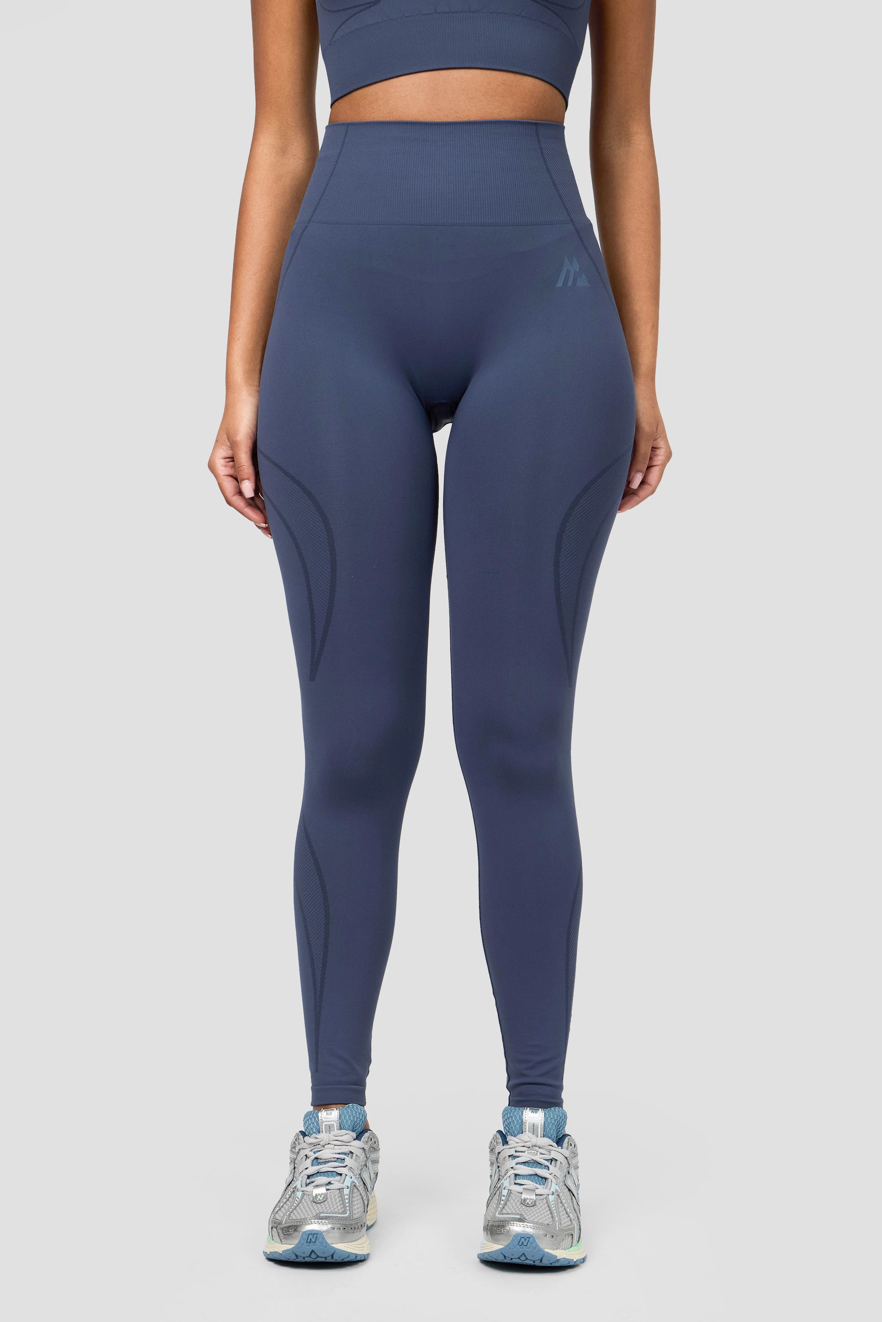 Evolve Seamless Legging - Greyed Indigo 