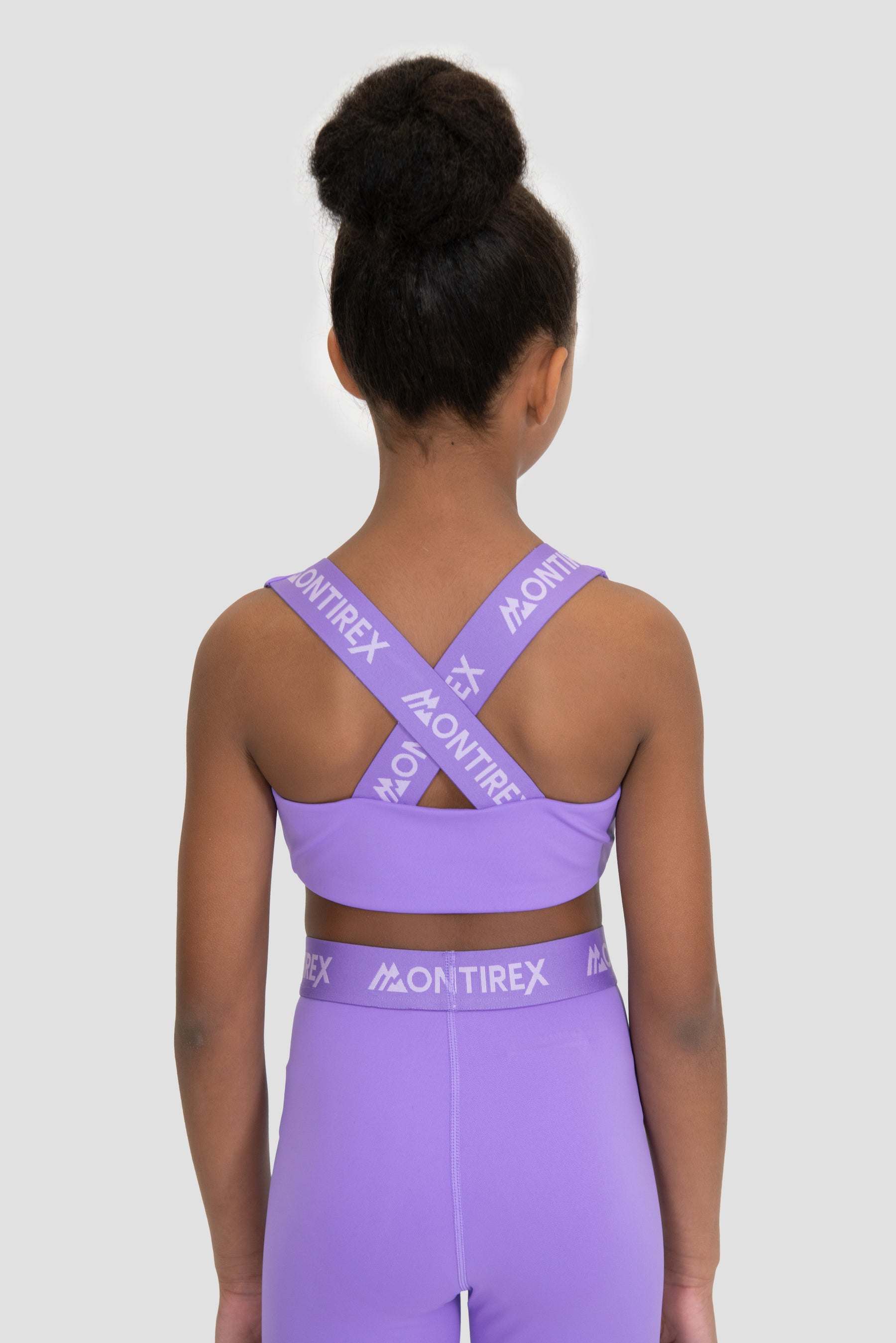 Girls Icon Bra Top - Royal Purple