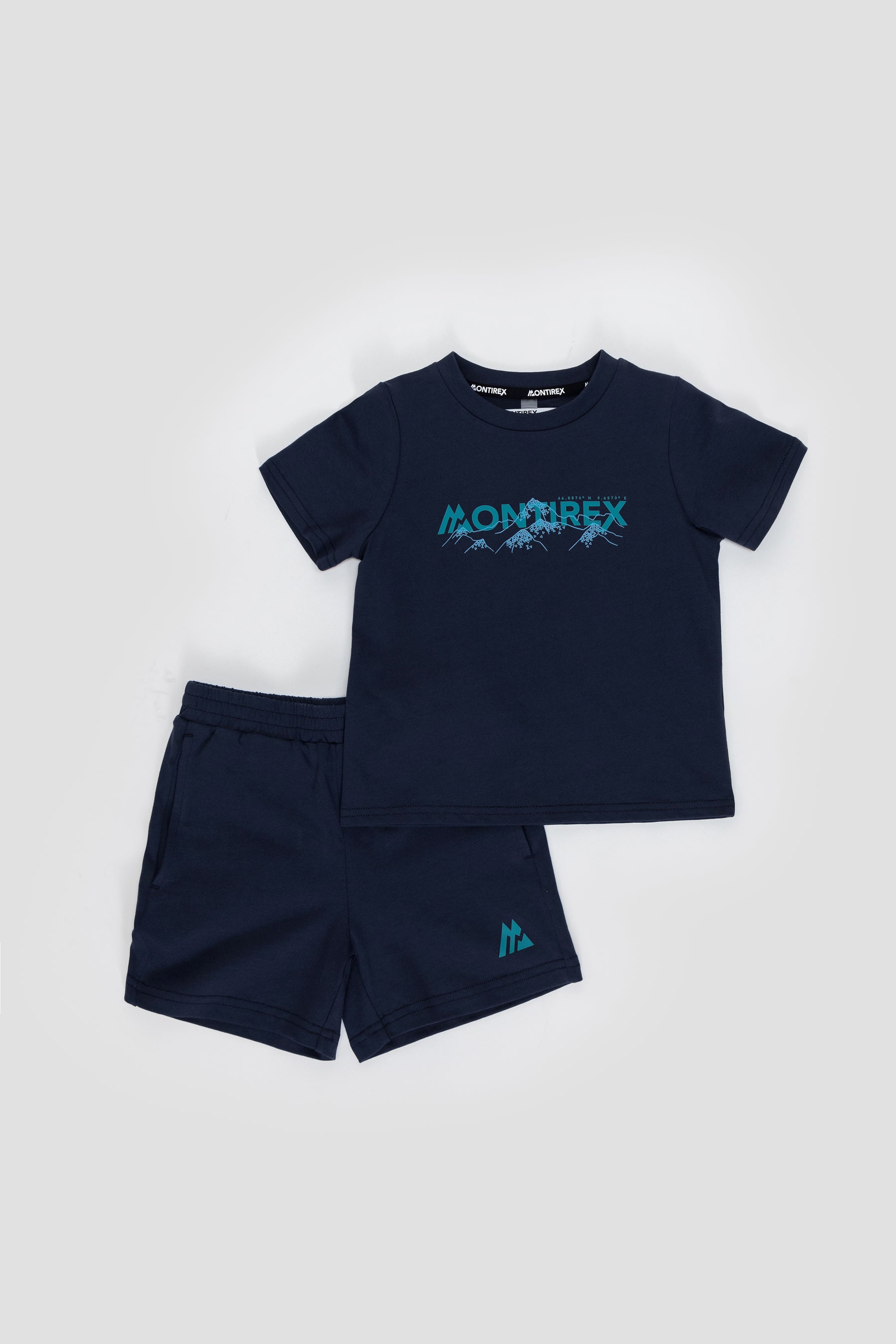 Infant Boys Summit T-Shirt/Short Set - Midnight Blue
