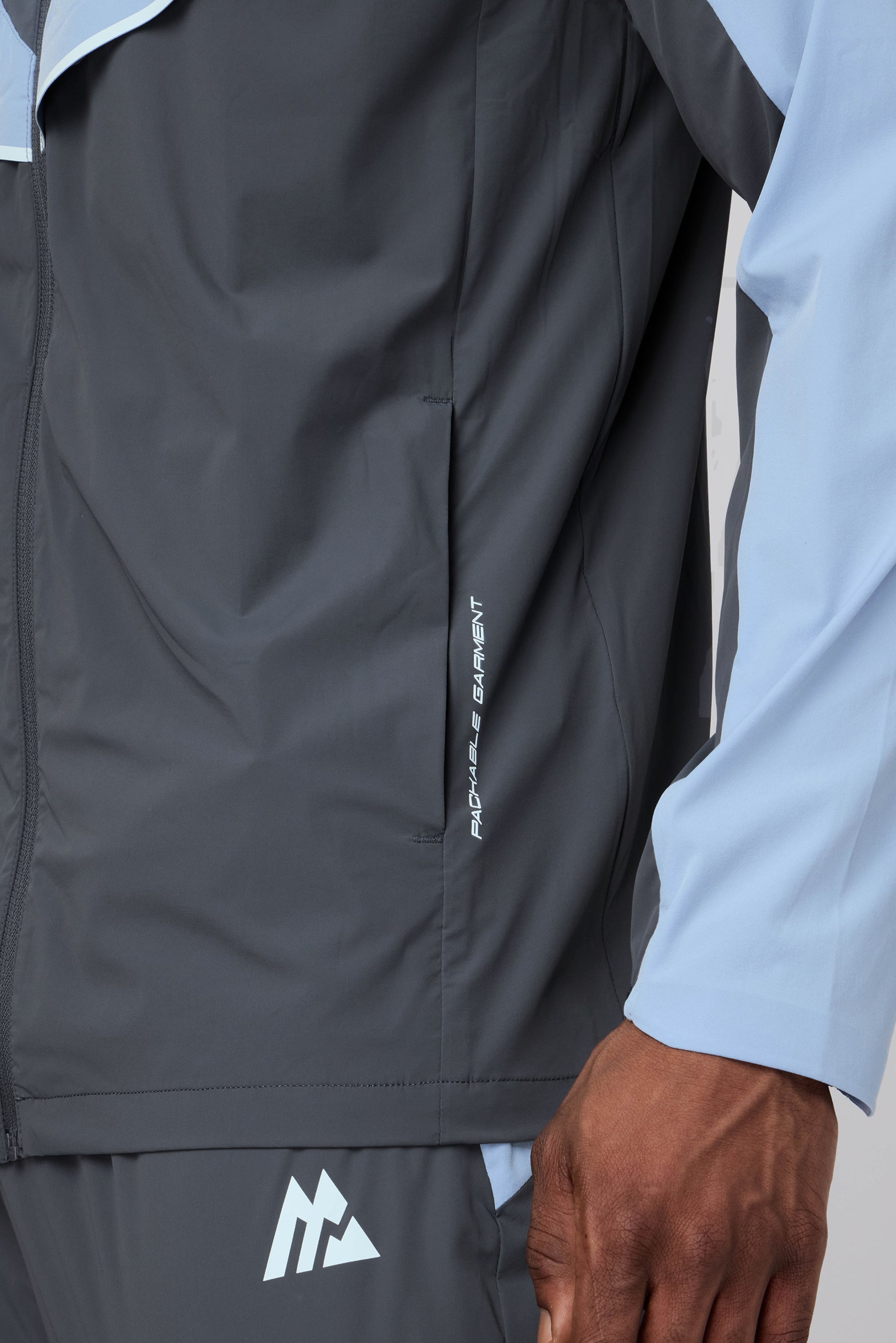 MTX Trail Traction Windbreaker - Cloudy Blue/Slate Grey