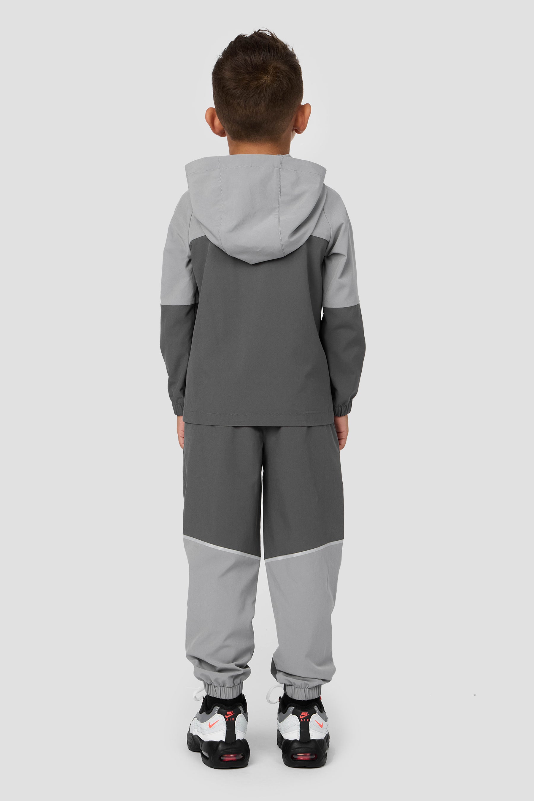 Infant Boys Trek Woven Jacket/Pant Set - Platinum Grey/Cement Grey