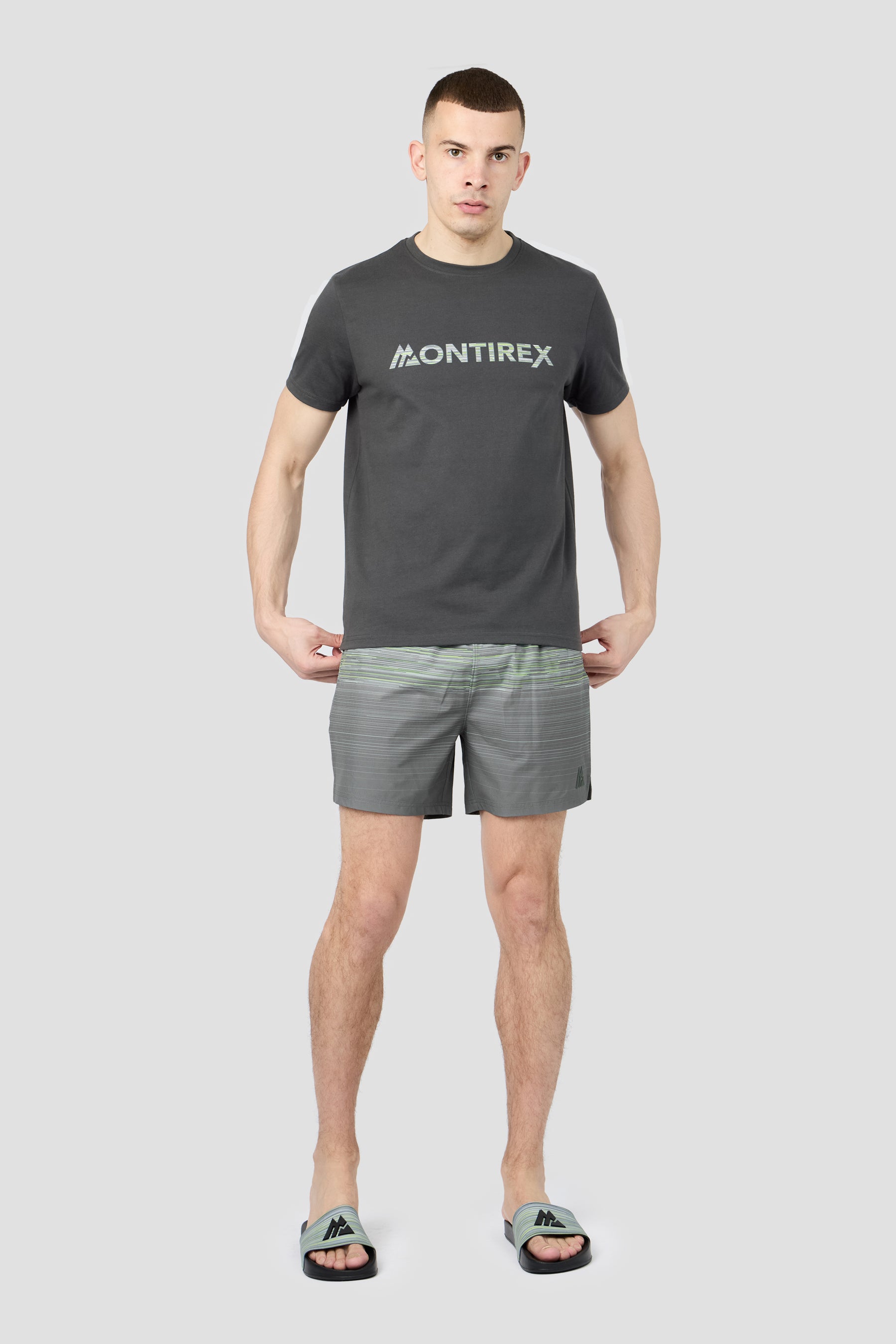Trail M Logo T-Shirt - Asphalt