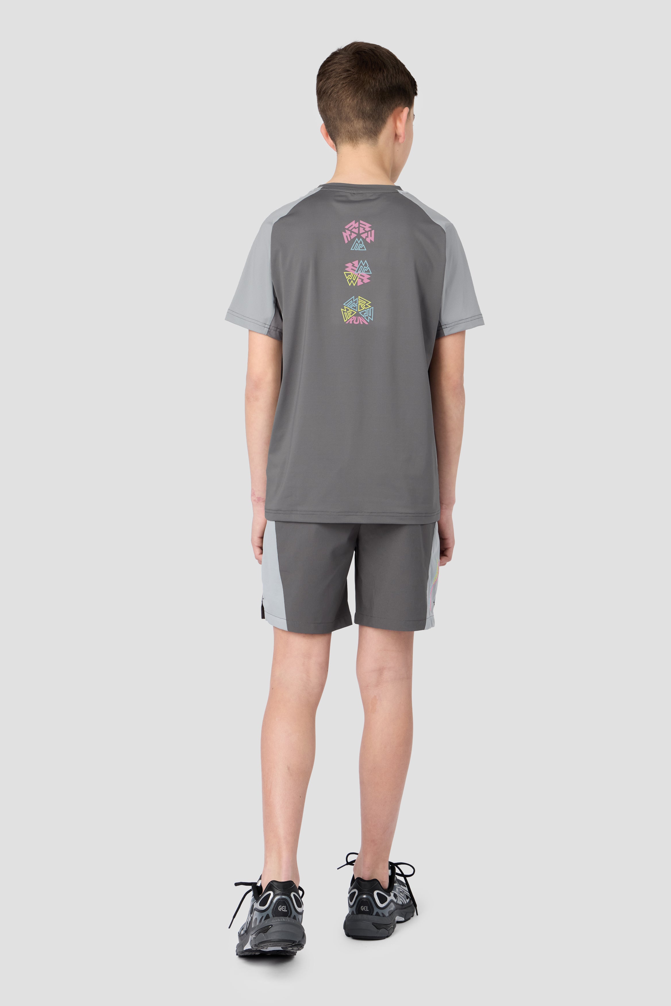 MTX Run Turbo Korte broek - Cementgrijs | Montirex Gymwear