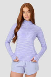 Women's Trail 2.0 1/4 Zip - Lilac Multi/White