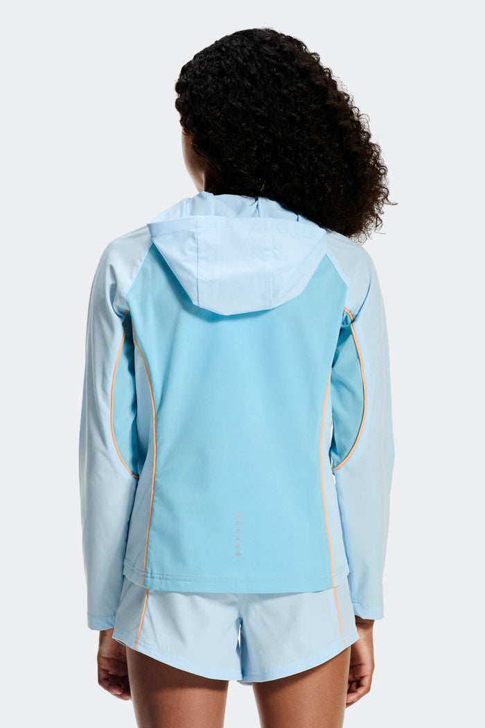 Girls Lumina Jacket - Misty Blue/Seashell Blue/Apricot Blush