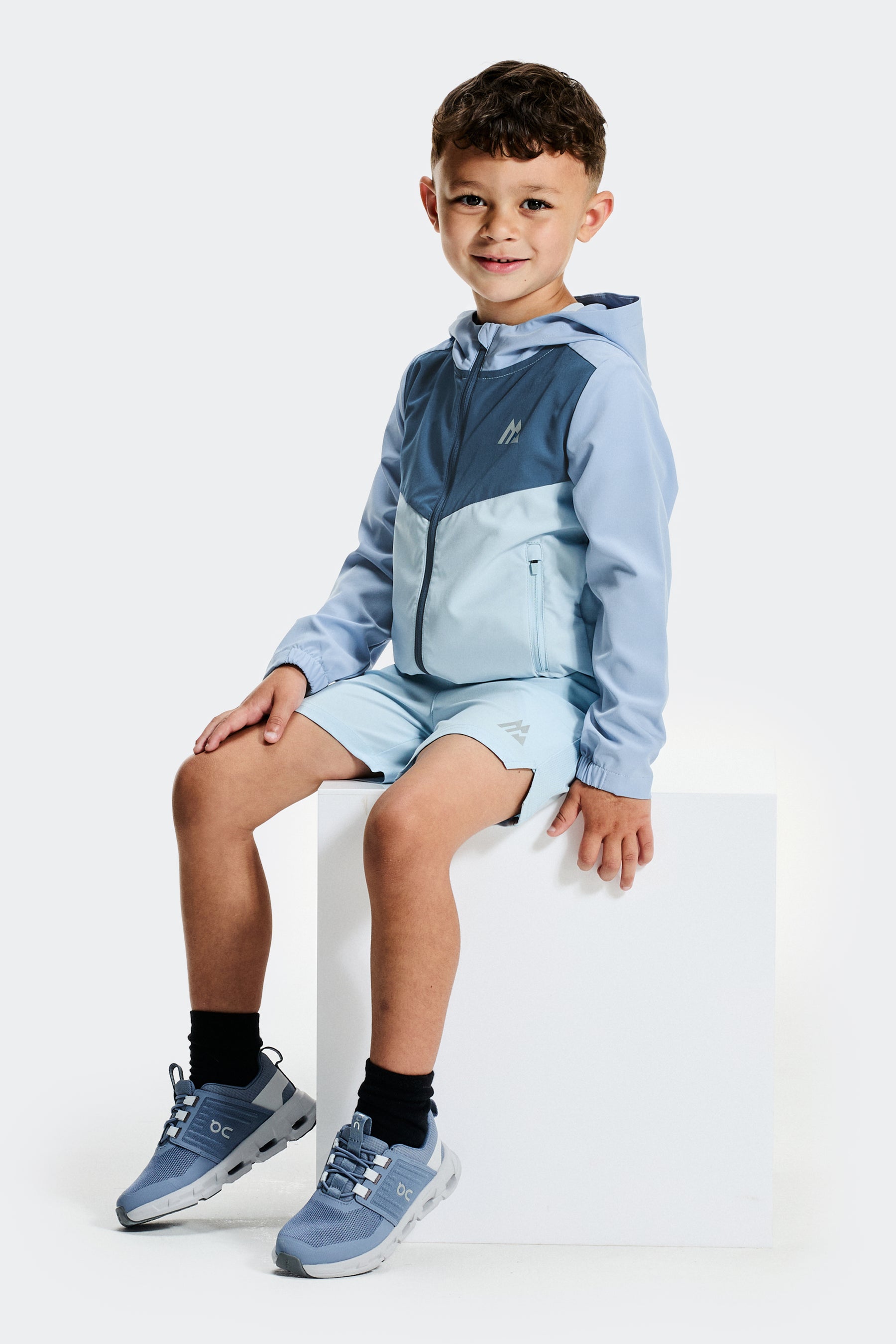 Infant Boy's Velocity 2.0 Windbreaker - Cloudy Blue/Naval/Summer Mist