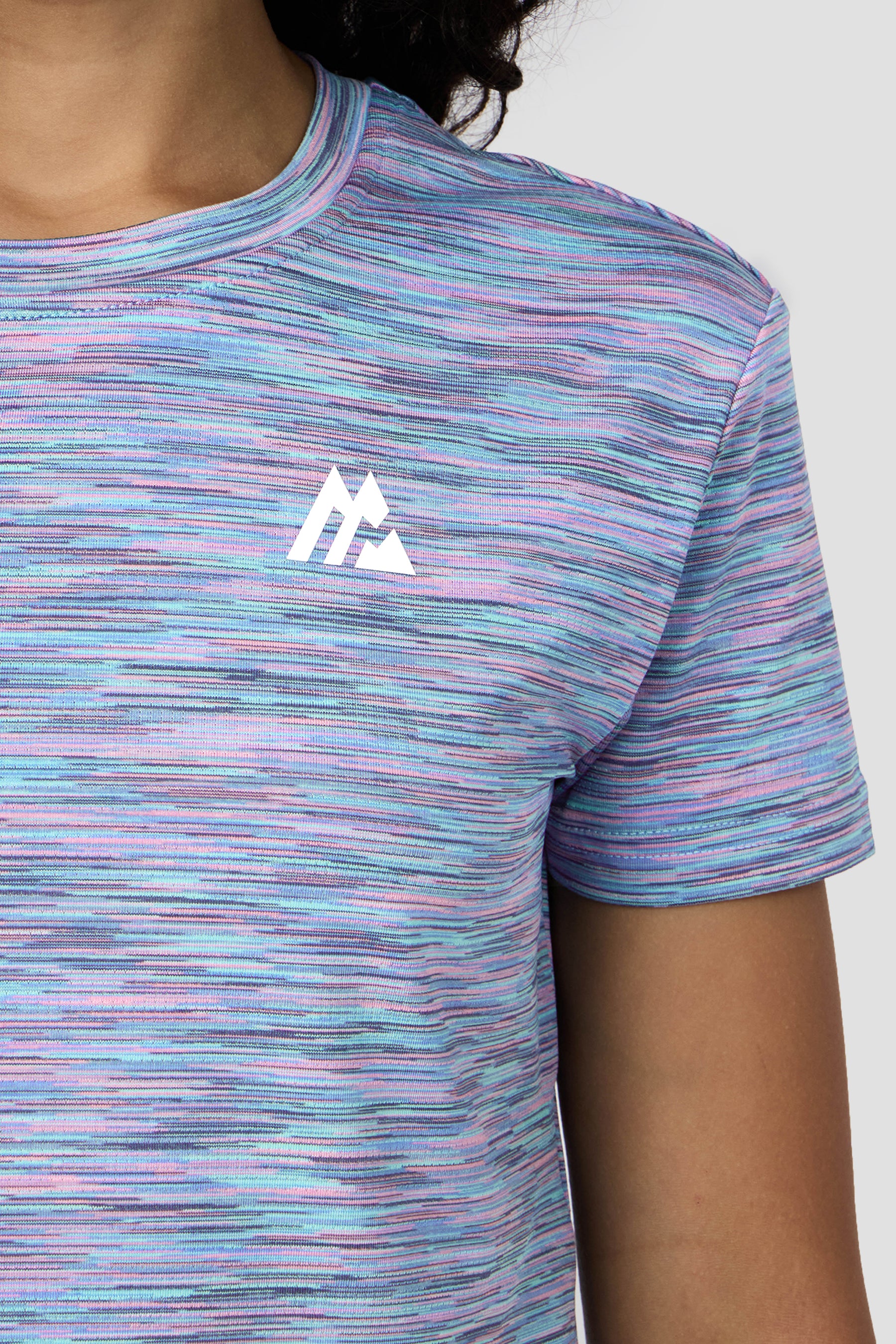 Girls Trail Box T-Shirt - Blue/Lilac Multi