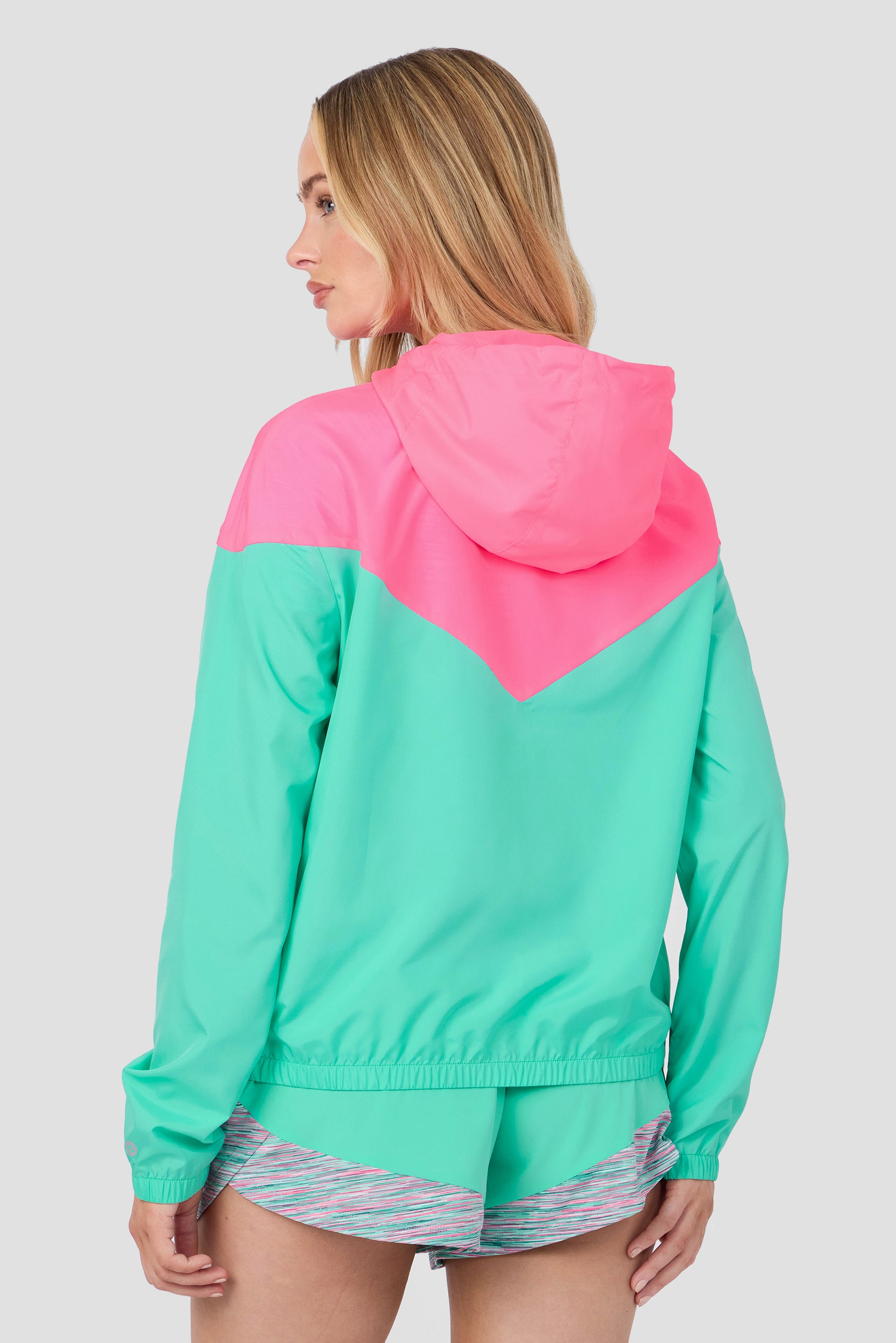 Move Windbreaker - Fuchsia/Teal Mist