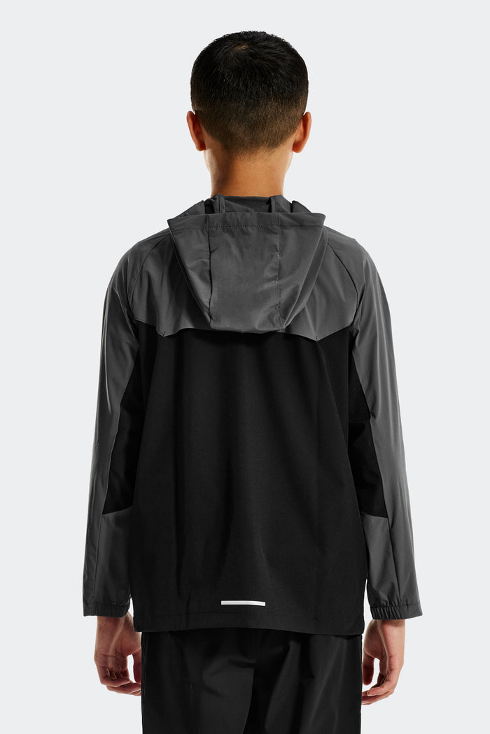Boys Source Jacket - Black/Asphalt