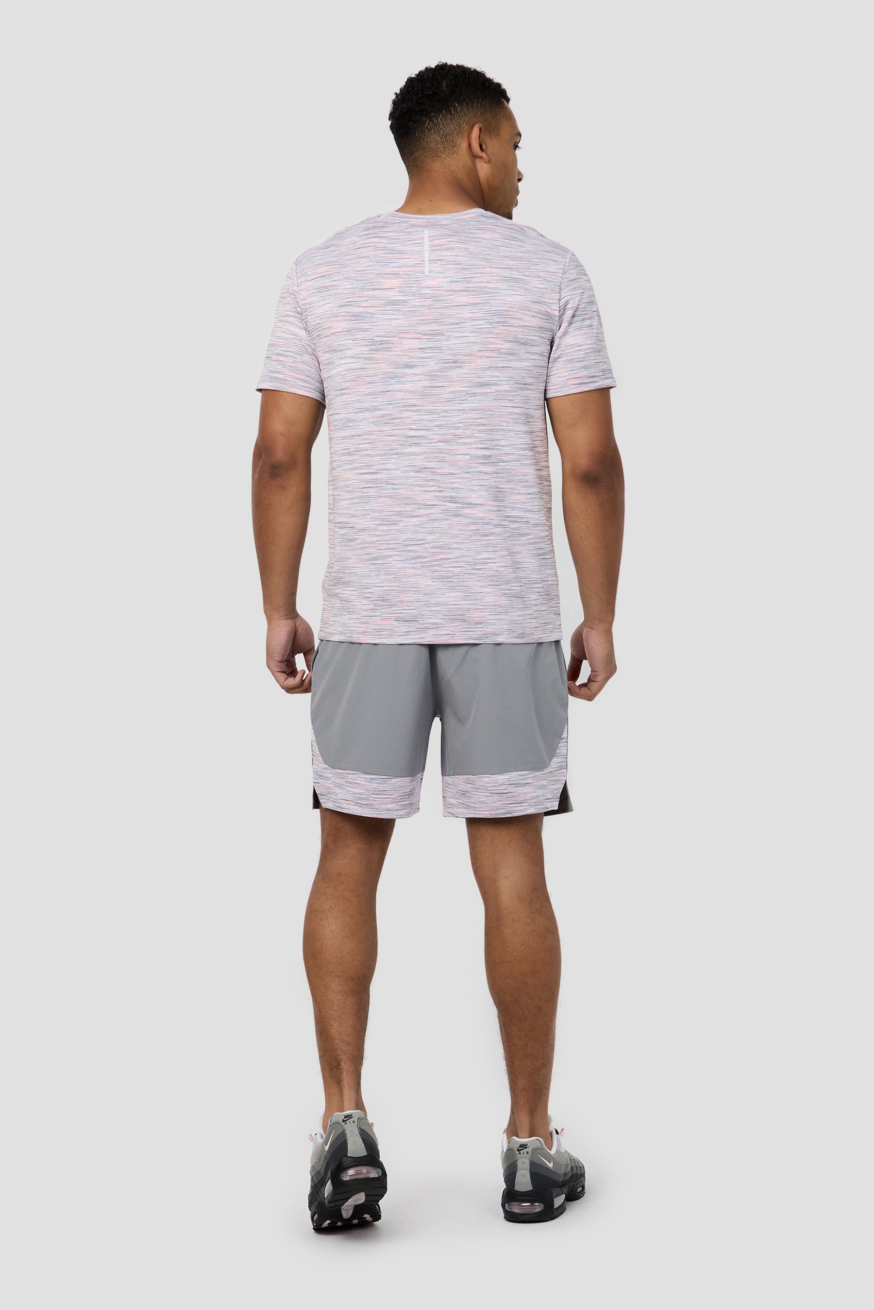 Trail T-Shirt - Grey/Pink/White
