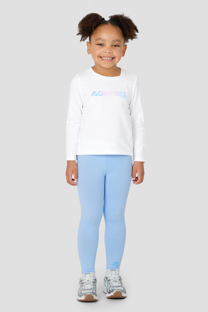 Infants Girls Cloud T-Shirt/Legging Set - Baby Blue