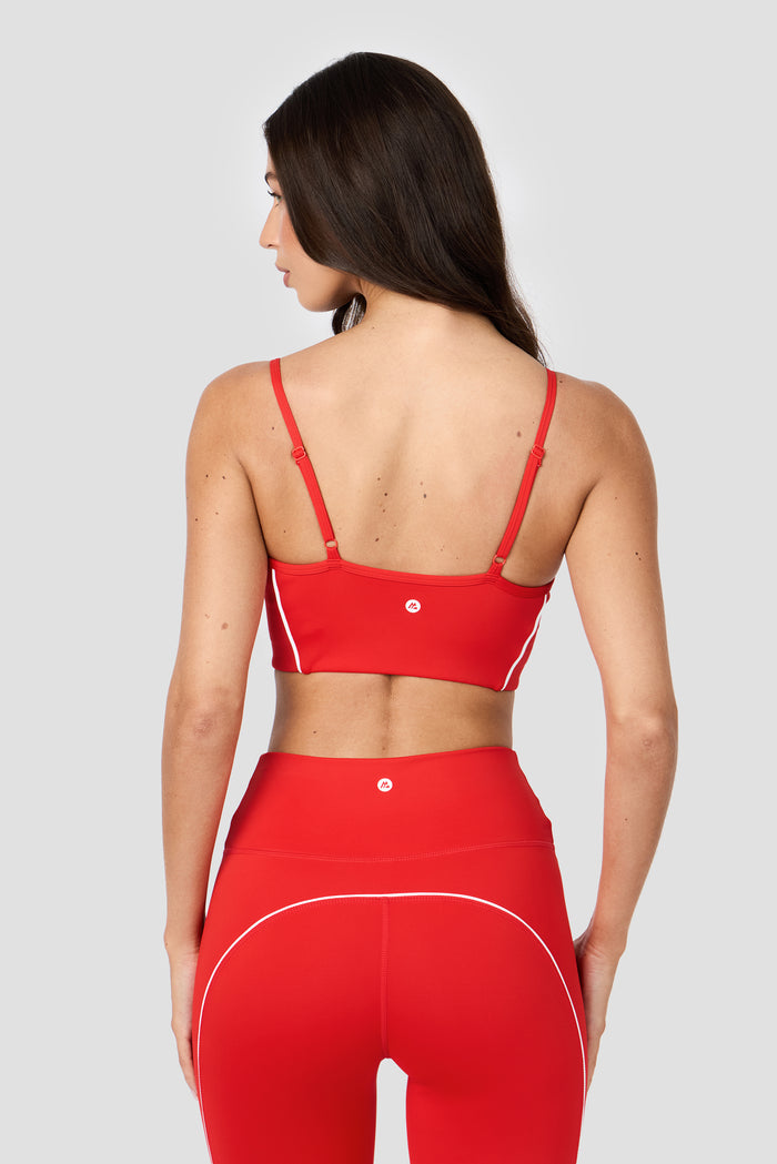 Vitality Sports Bra - Poppy Red