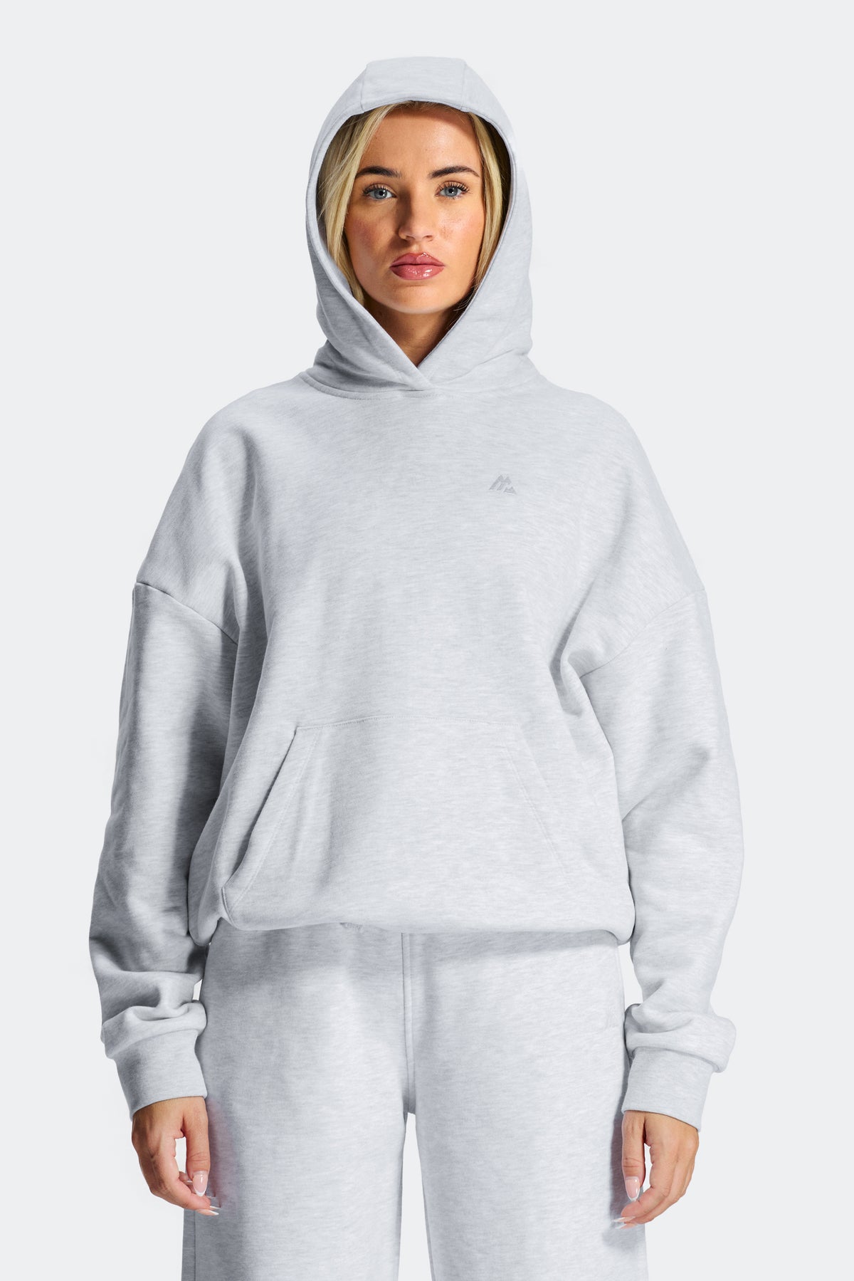 Form Fleece Hood - Grey Marl