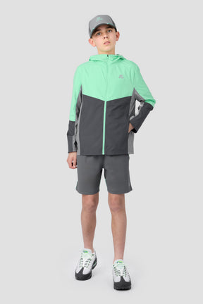 Boys Spectra Windbreaker - Duck Egg/Slate Grey/Platinum Grey