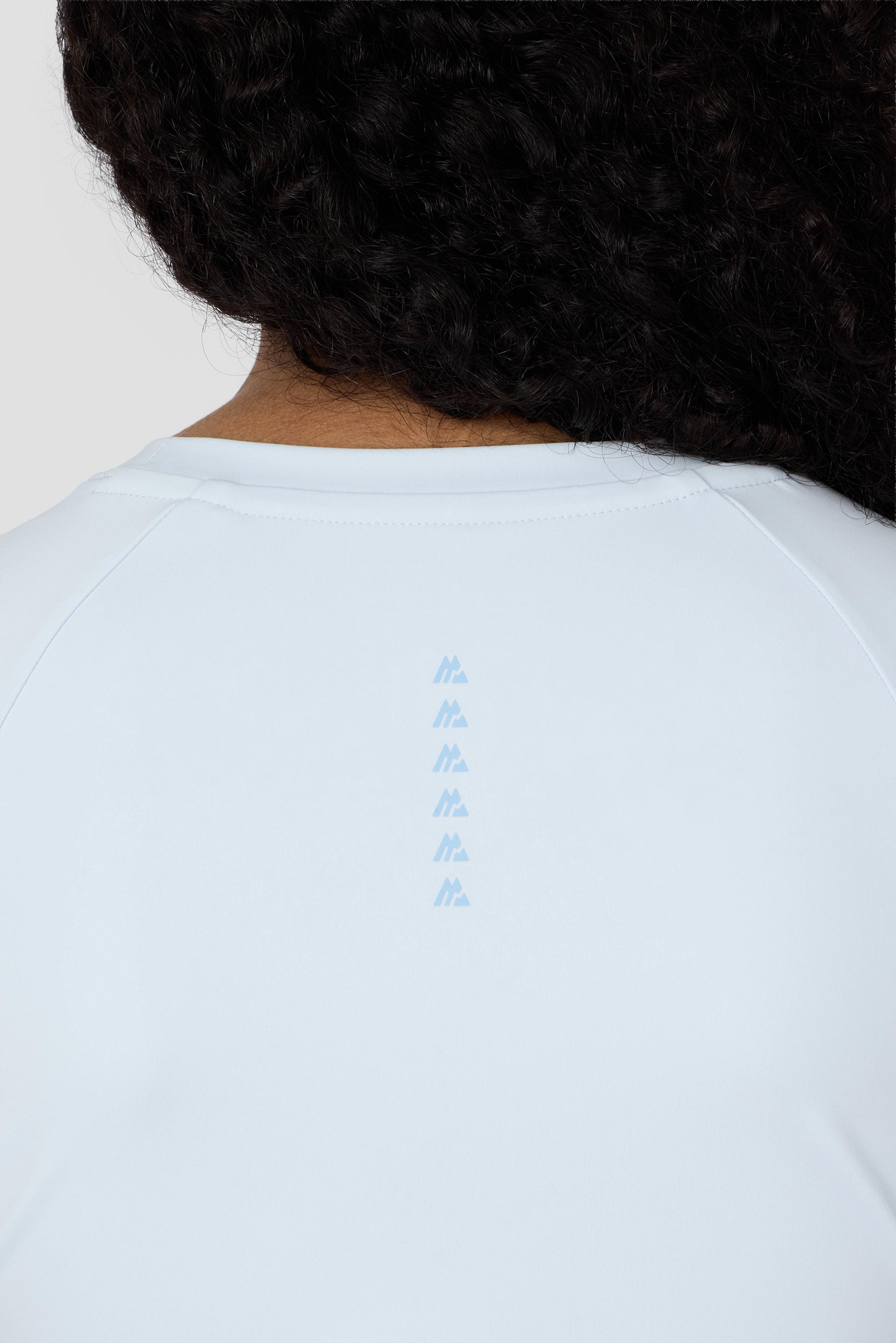 Girls Spin T-Shirt - Misty Blue/Seashell Blue