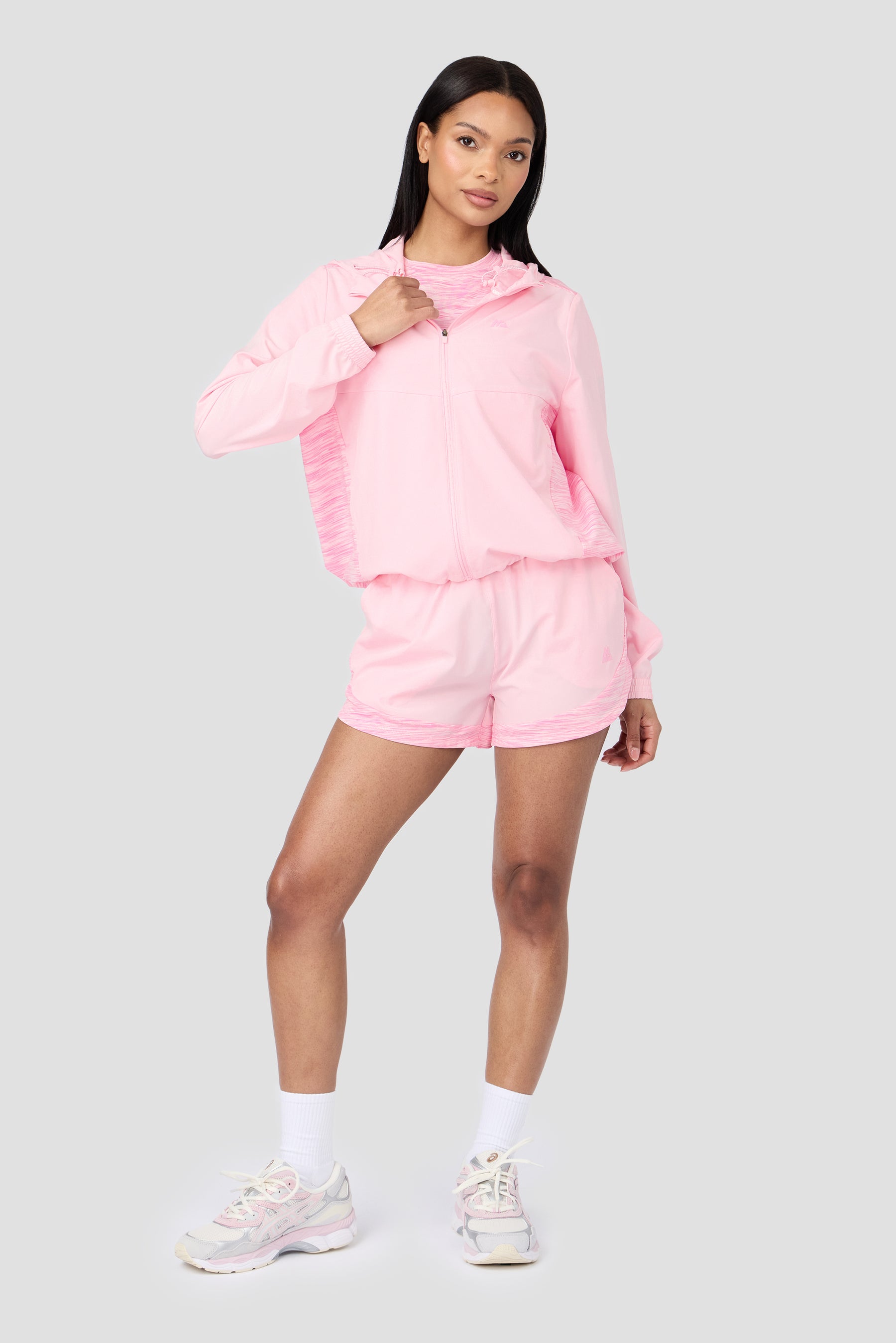 Women's Trail Windbreaker - Soft Pink Multi