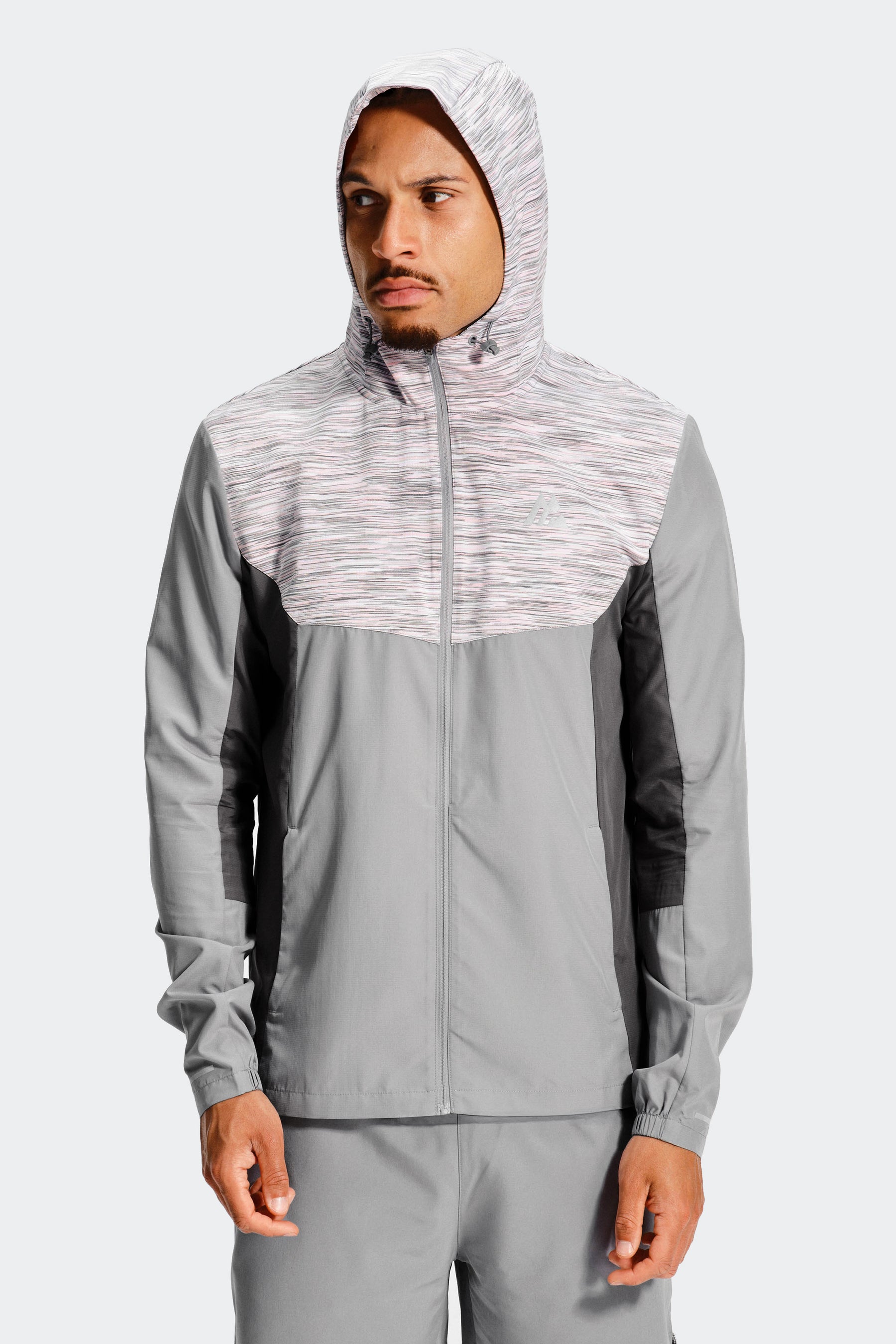 Trail Windbreaker - Grey/Pink
