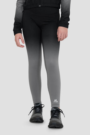 Girls Glow Legging - Black/Winter Sky 