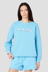 Girls Leap Sweatshirt - Seashell Blue
