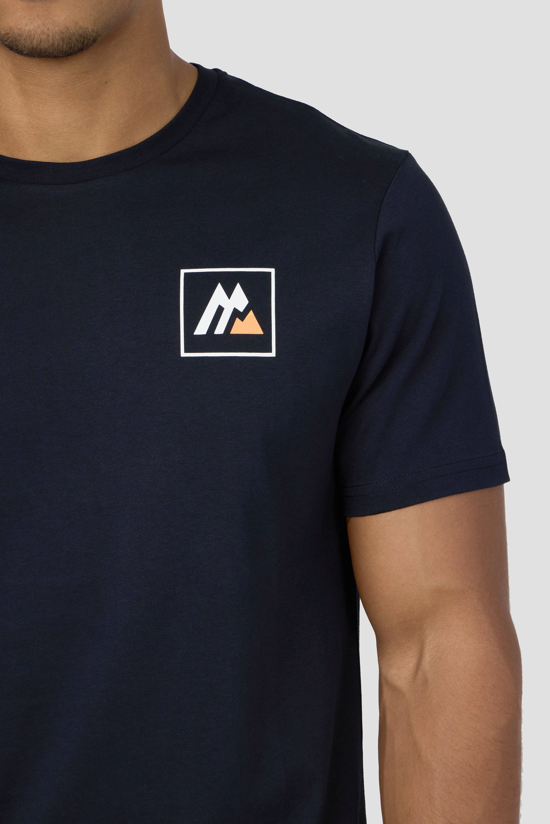 M Box T-Shirt - Midnight Blue/Ice Tango