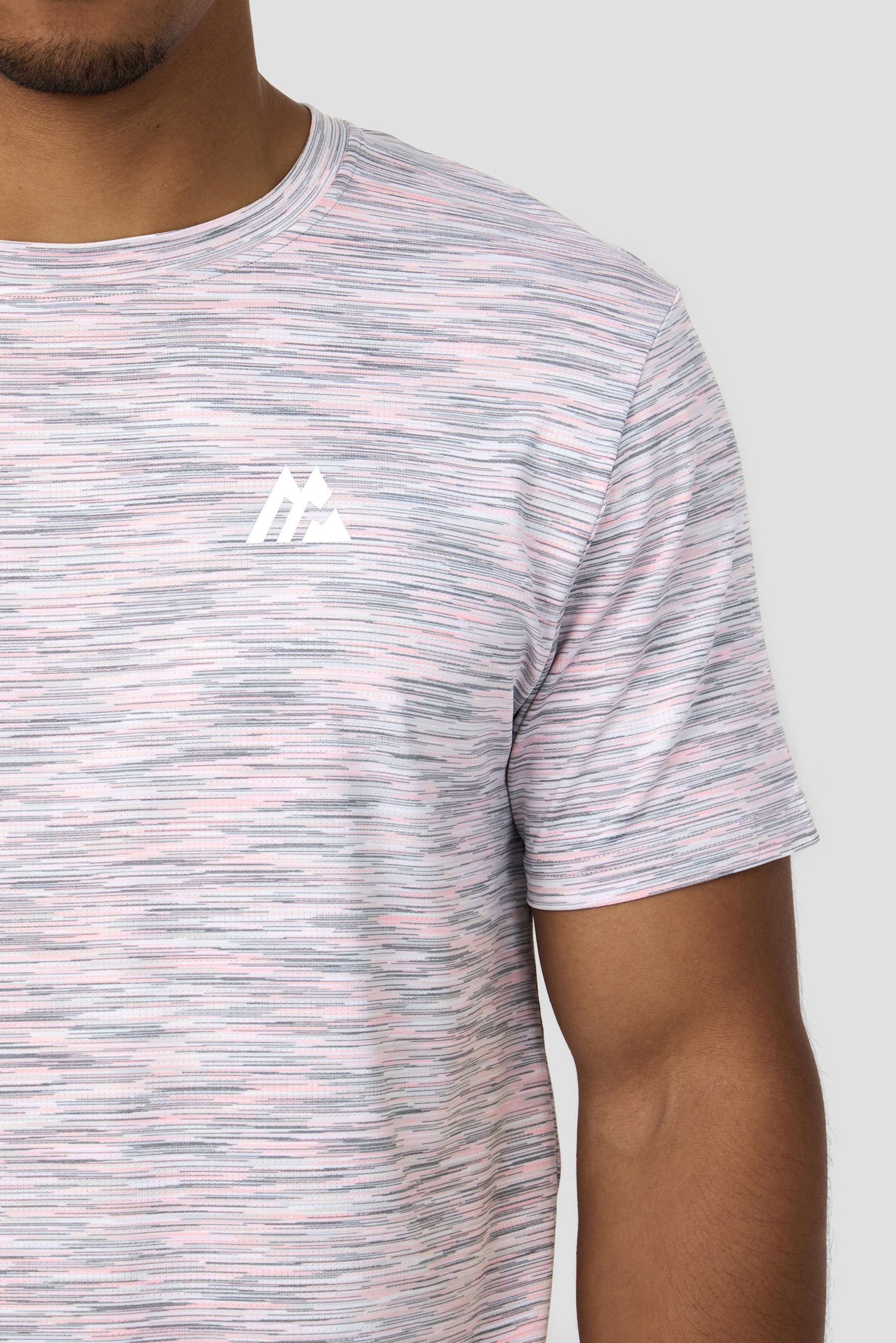 Trail T-Shirt - Grey/Pink/White