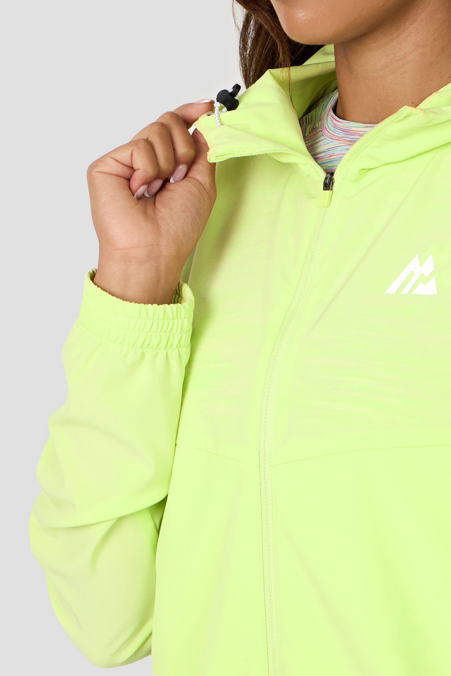 Women's Trail Windbreaker - Yellow/Pink/Blue