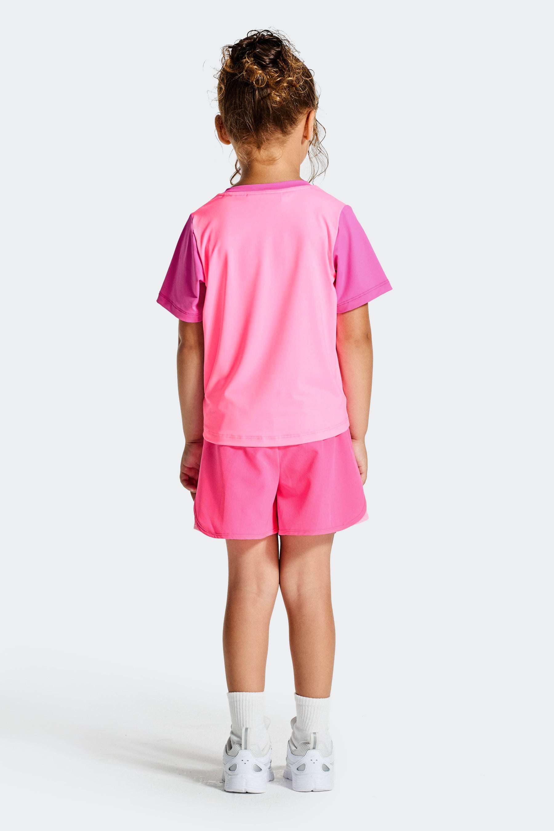 Infant Girl's Bounce T-Shirt/Short Set - Fuchsia/Candy Floss