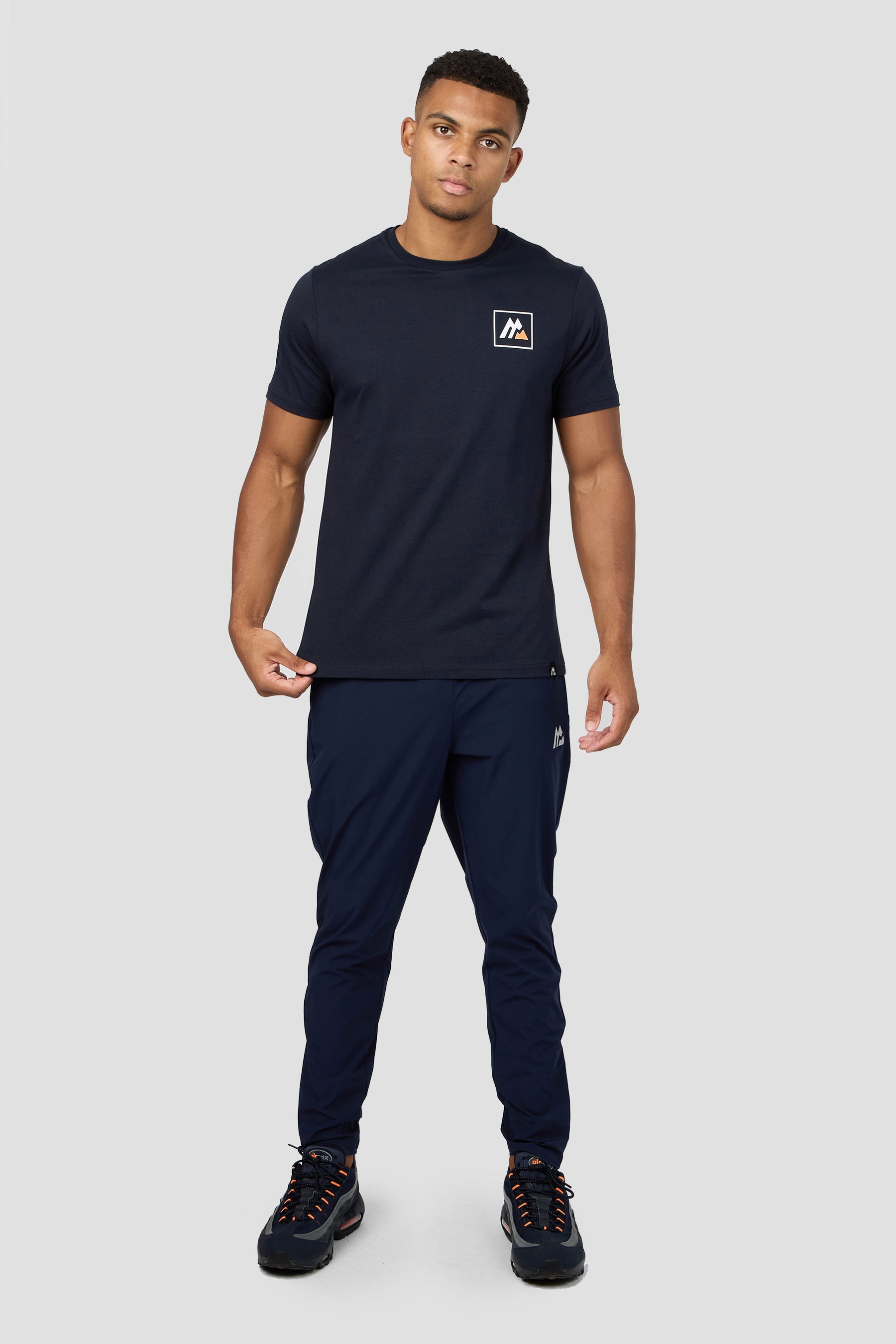 M Box T-Shirt - Midnight Blue/Ice Tango