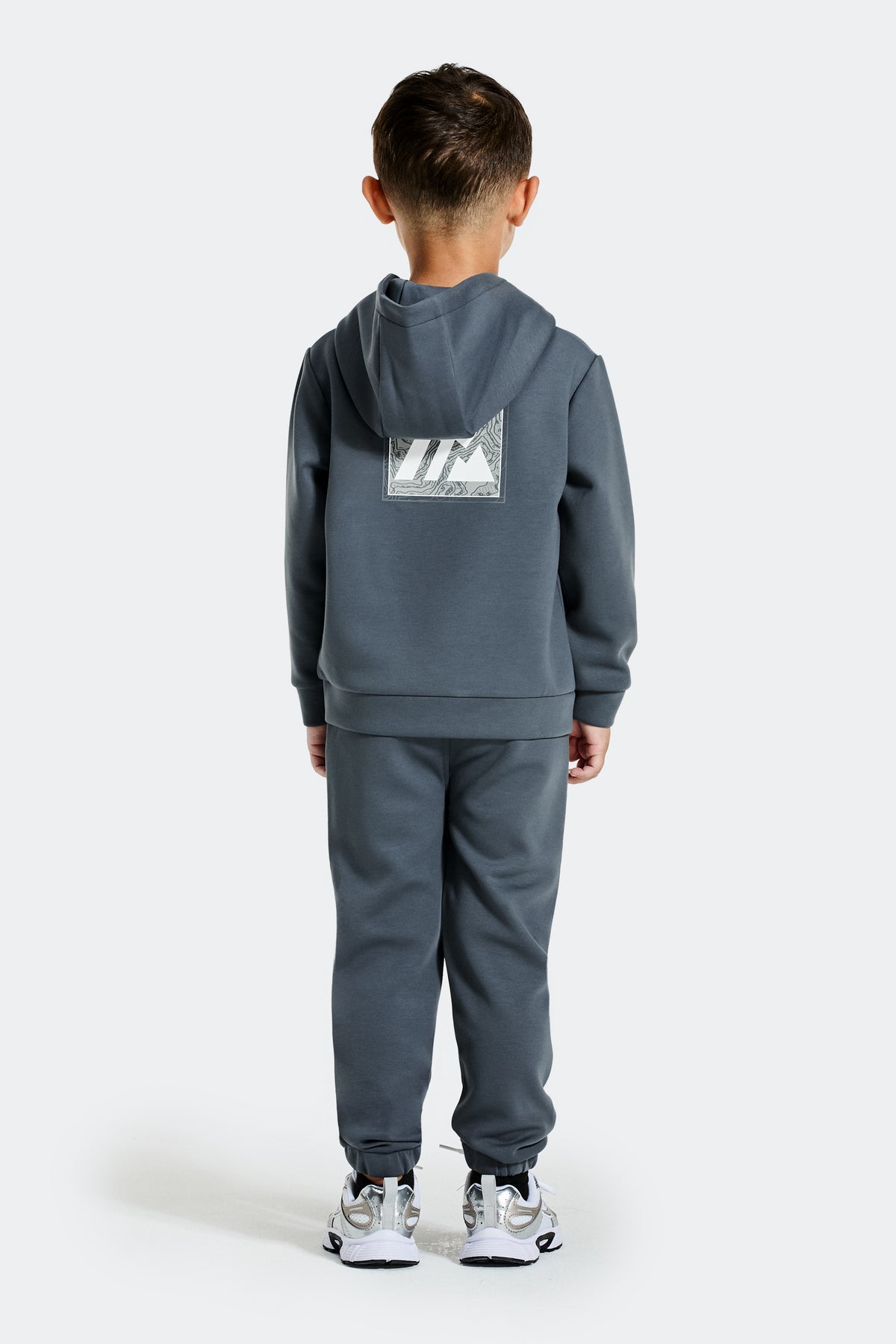 Infant Boys Navigate Hood/Jogger - Slate Grey