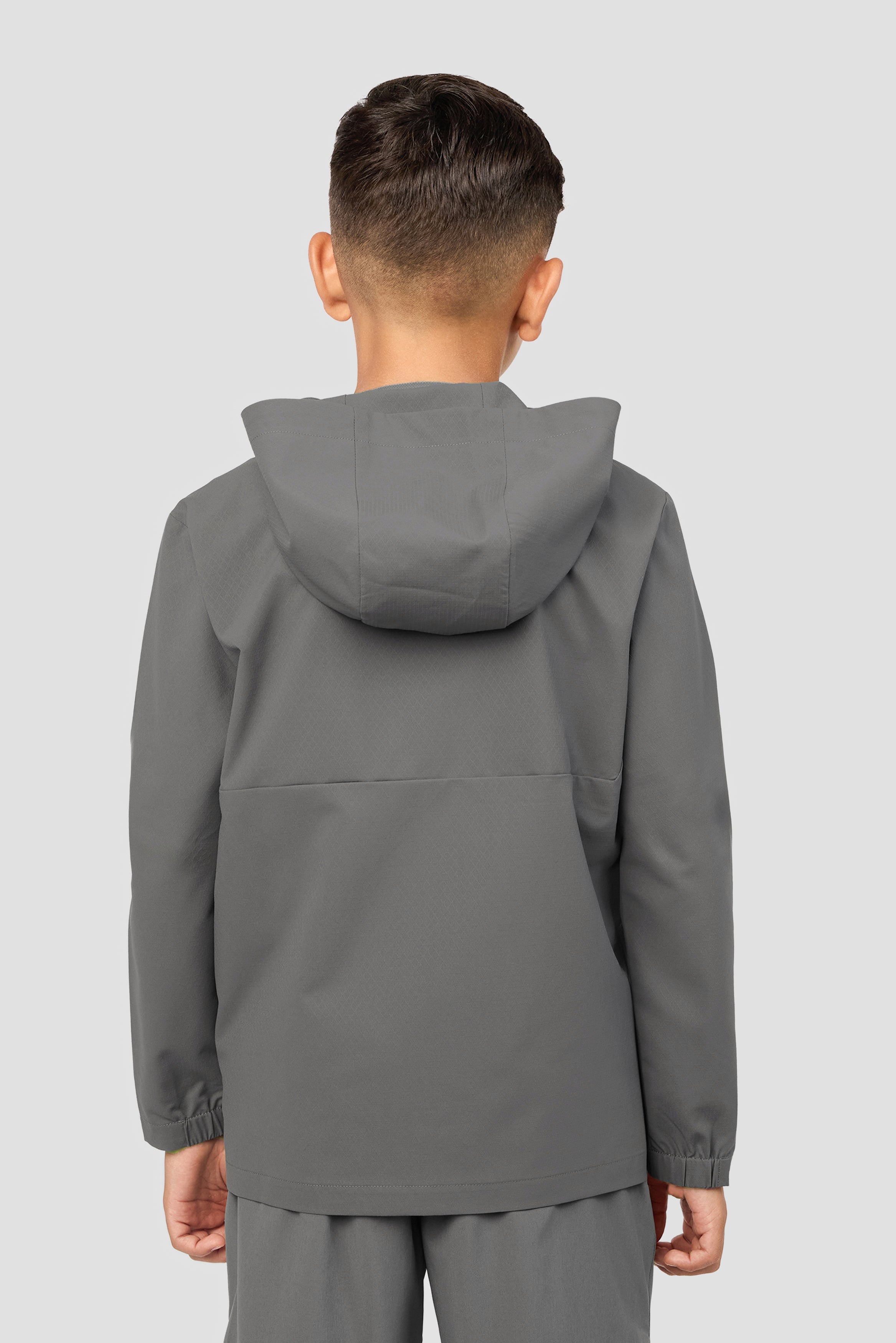 Montirex Boys Aero Windbreaker - Cement Grey Gymwear