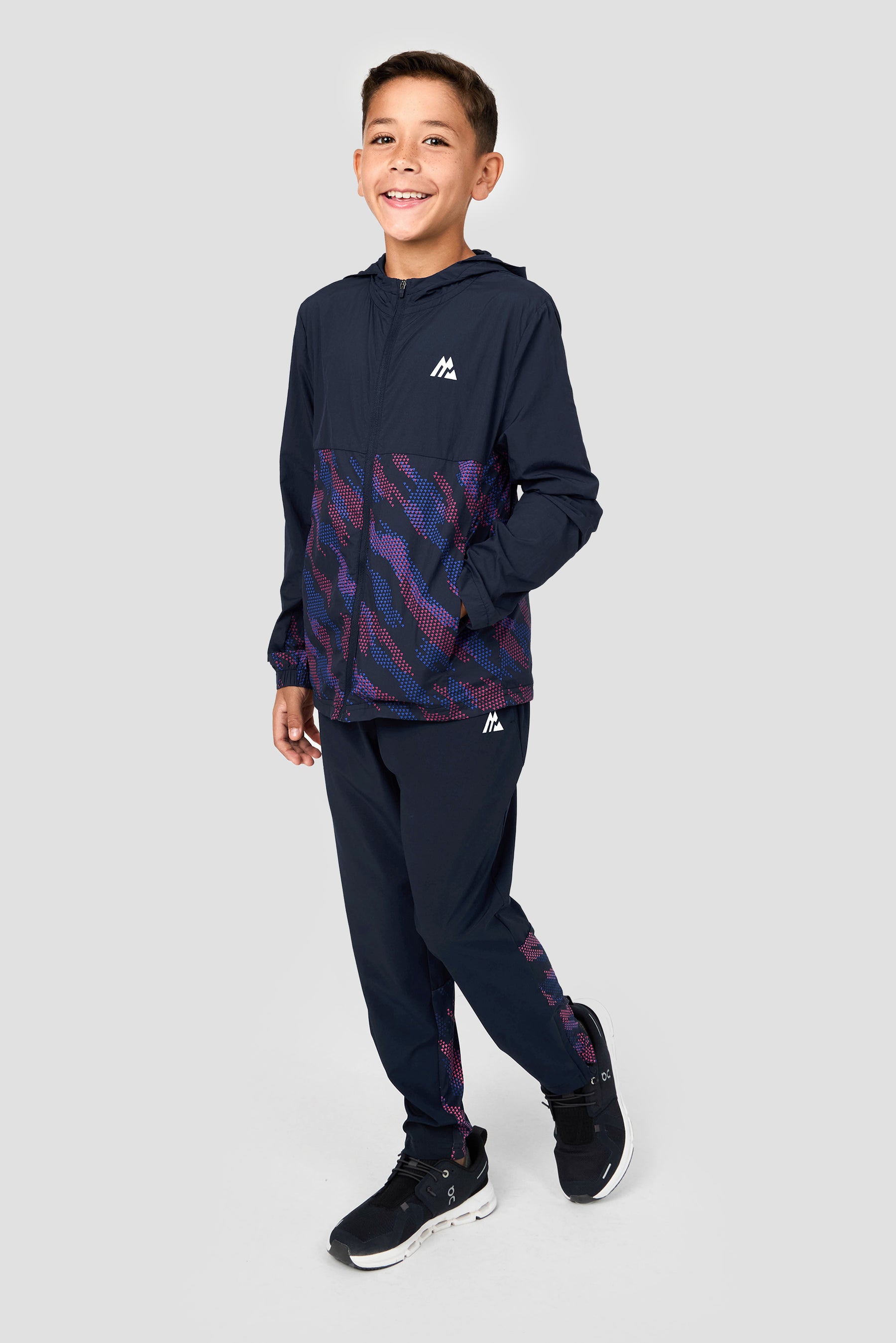 Boys Thera Jacket - Midnight Blue/Cobalt/Shocking Pink