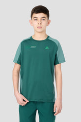 Boys MTX Run Turbo T-Shirt - Ocean Abyss/Steel Teal