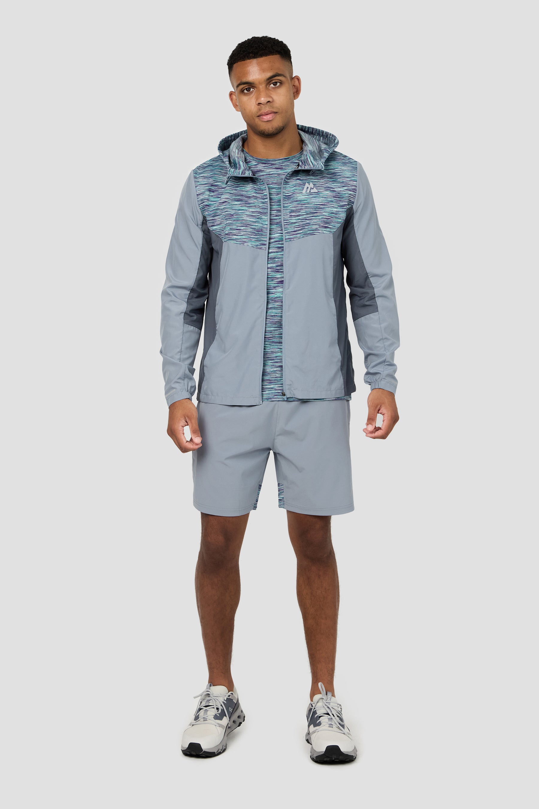 Trail 3.0 Windbreaker - Grey/Green/Purple