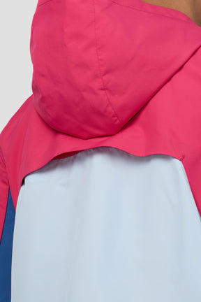 Boys Spectra Windbreaker - Cerise/Summer Mist/Charcoal Blue
