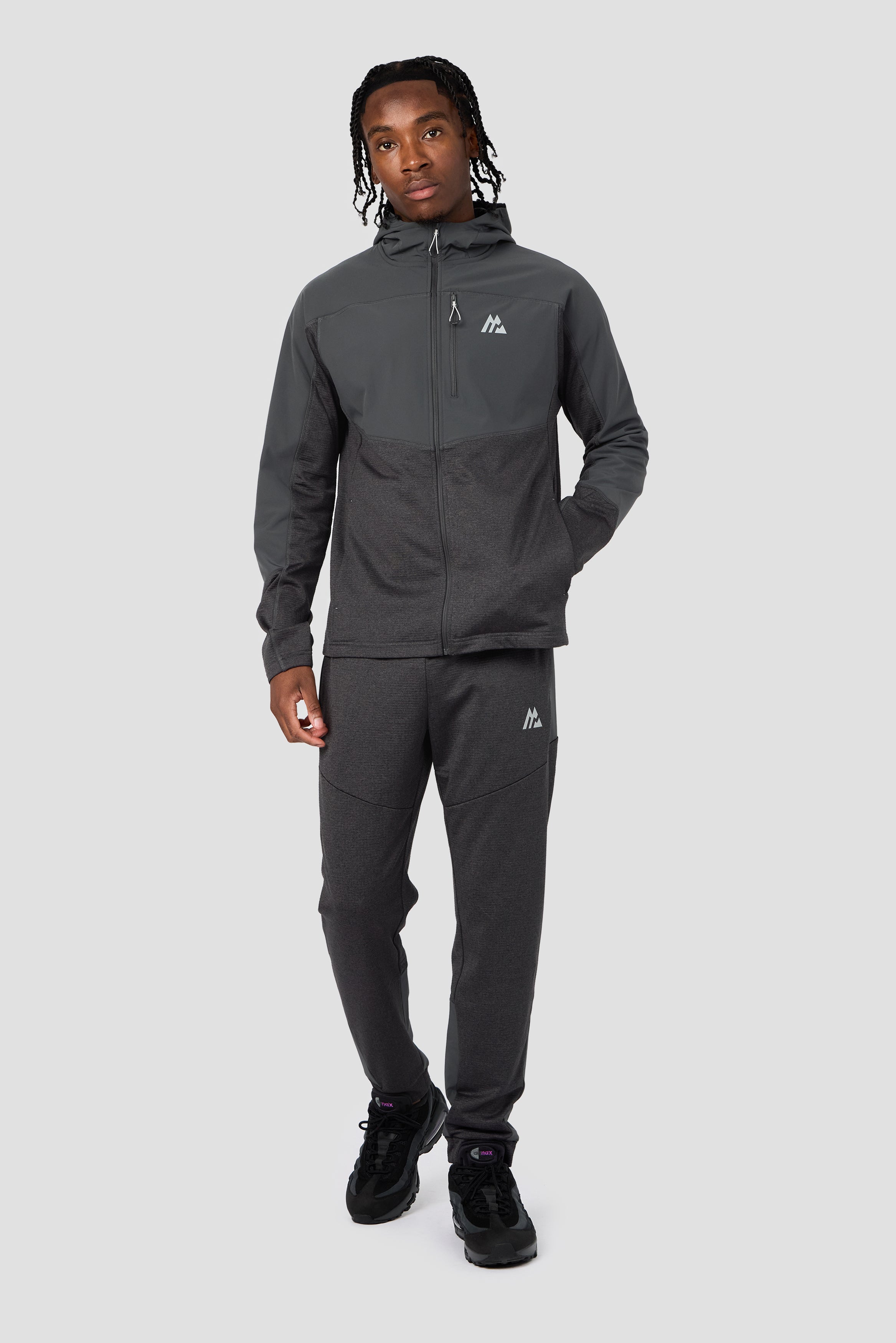 【もずく】B Camp-ball Fleece Rompers 90 Summit 2.0 Hood Asphalt | Montirex Sportswear & Gymwear