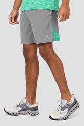 Trail Panel Short - Grey/Blue/Green Multi