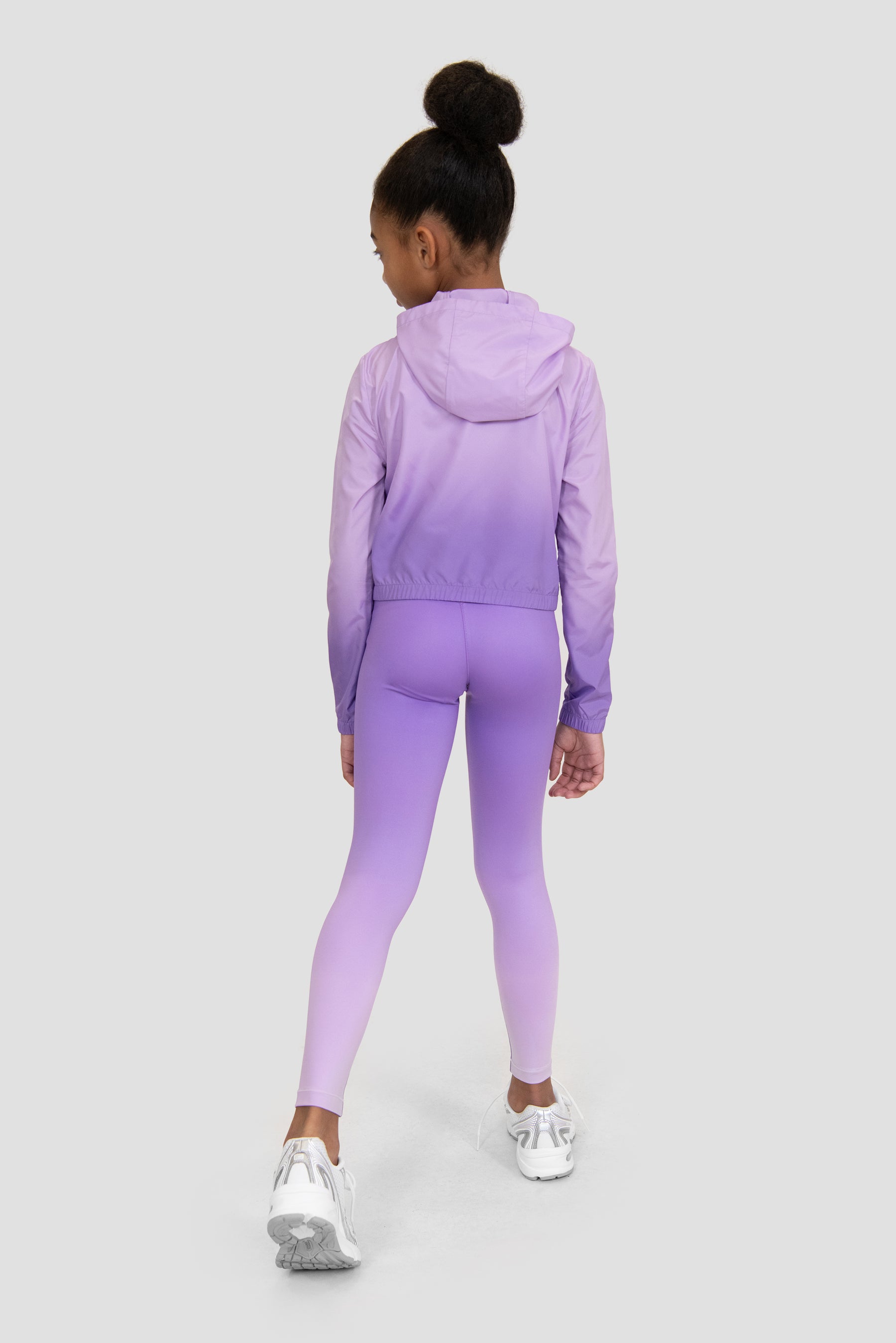 Girls Glow Windbreaker - Parma/Royal Purple