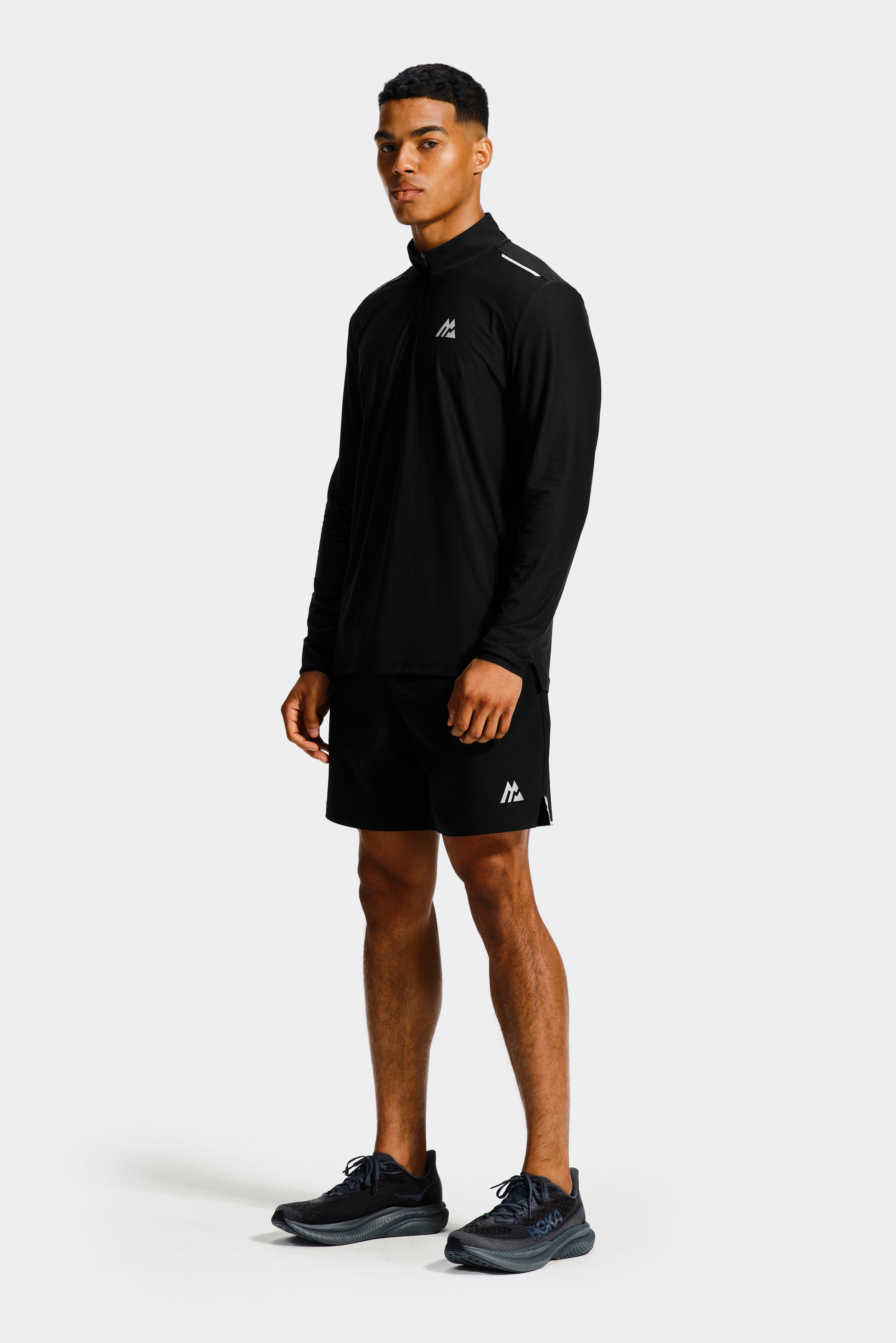 Montirex Charge 2.0 1/4 Zip - Black Gymwear Essential
