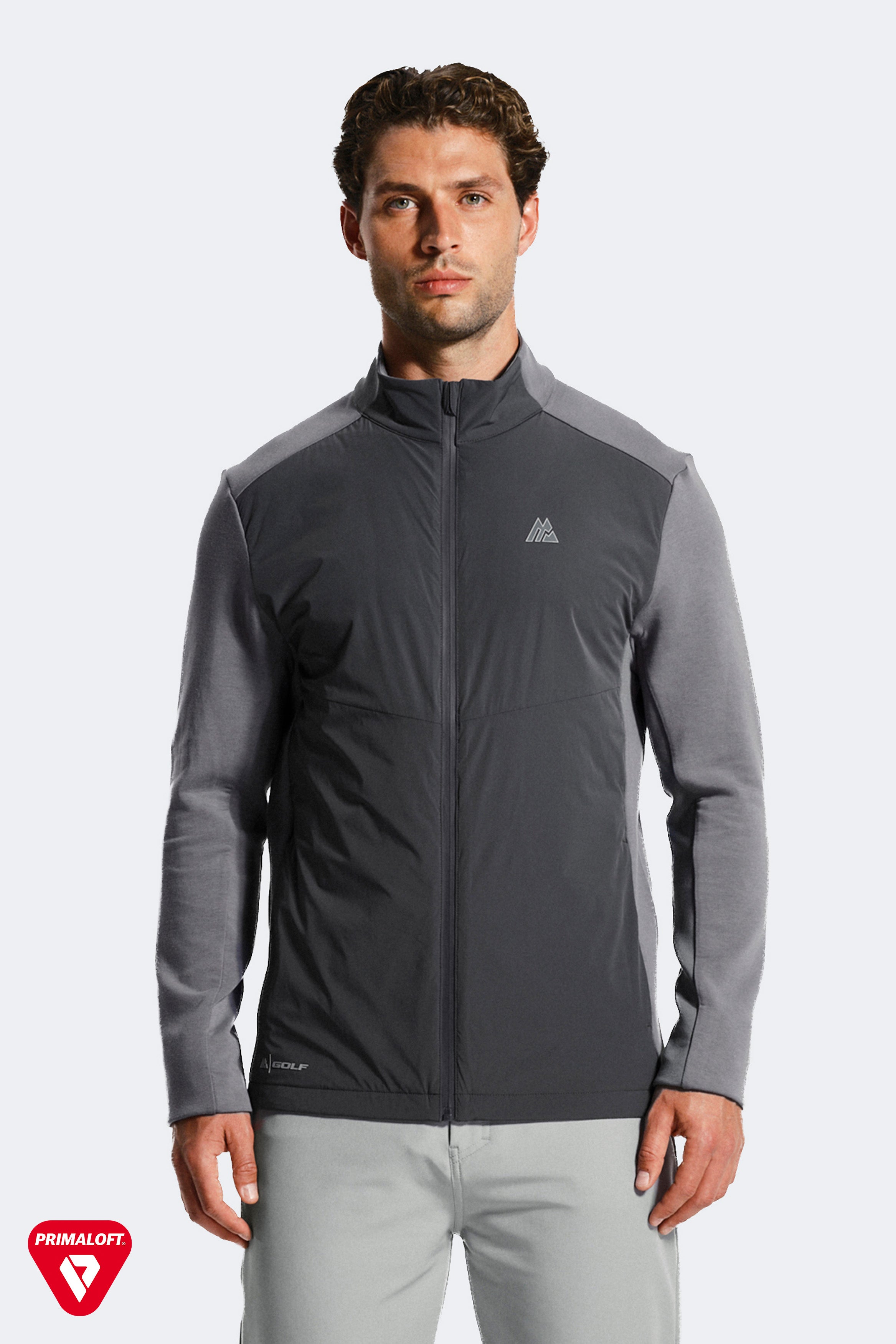 Montirex Golf Hybrid Jacket - Asphalt Grey | Sportswear Gymwear