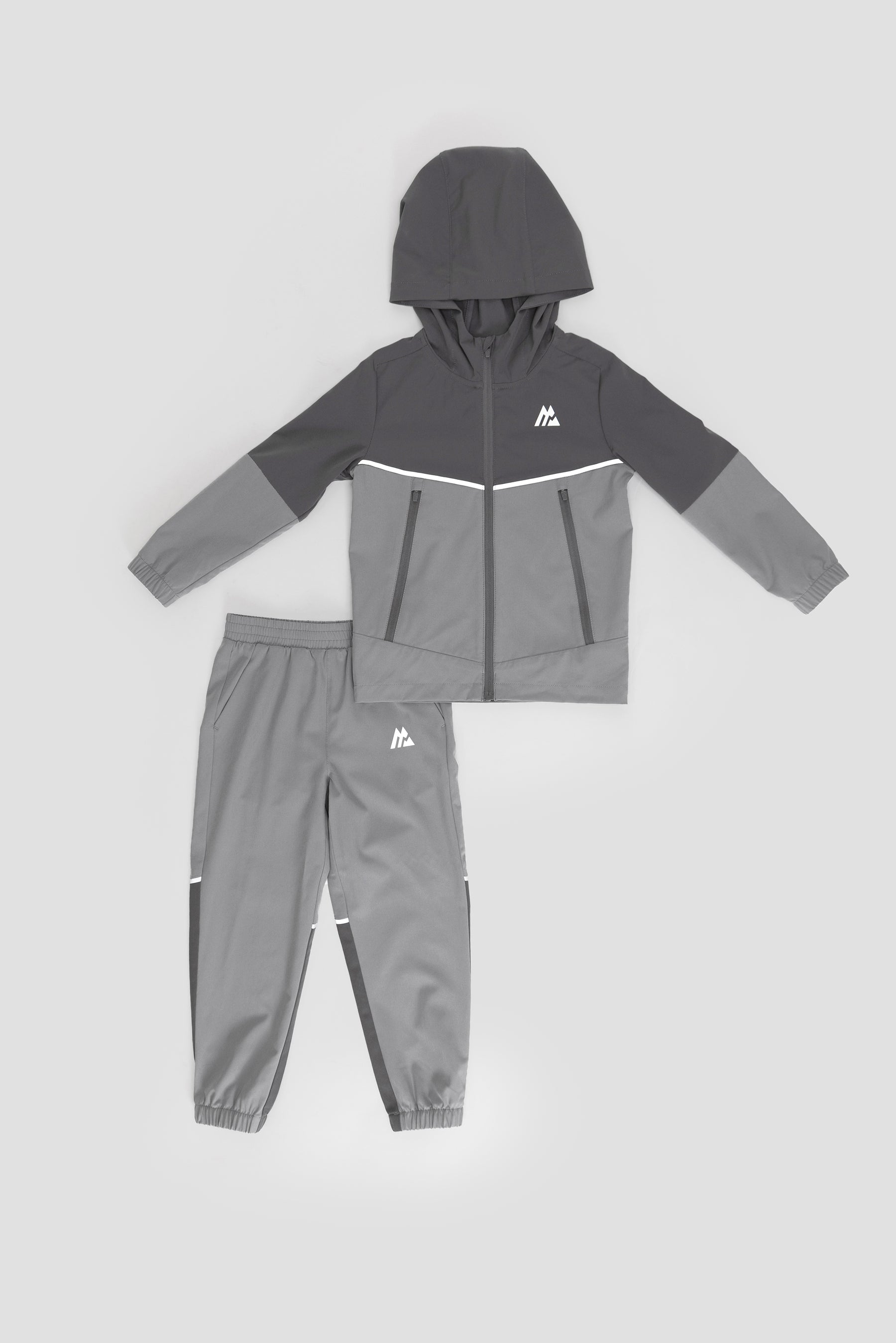 Infants Trek Woven Jacket/Pants Set - Cement Grey/Platinum Grey