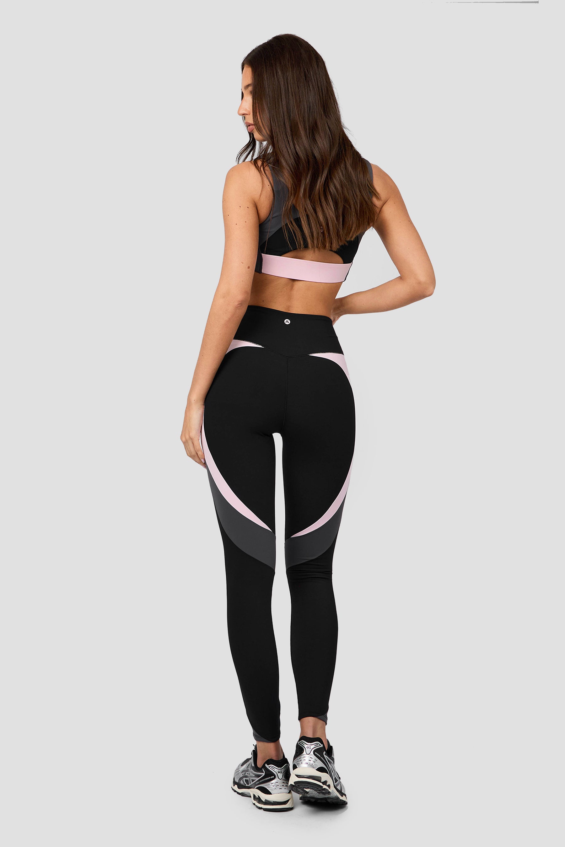 Vision Legging - Black/Asphalt/Light Pink
