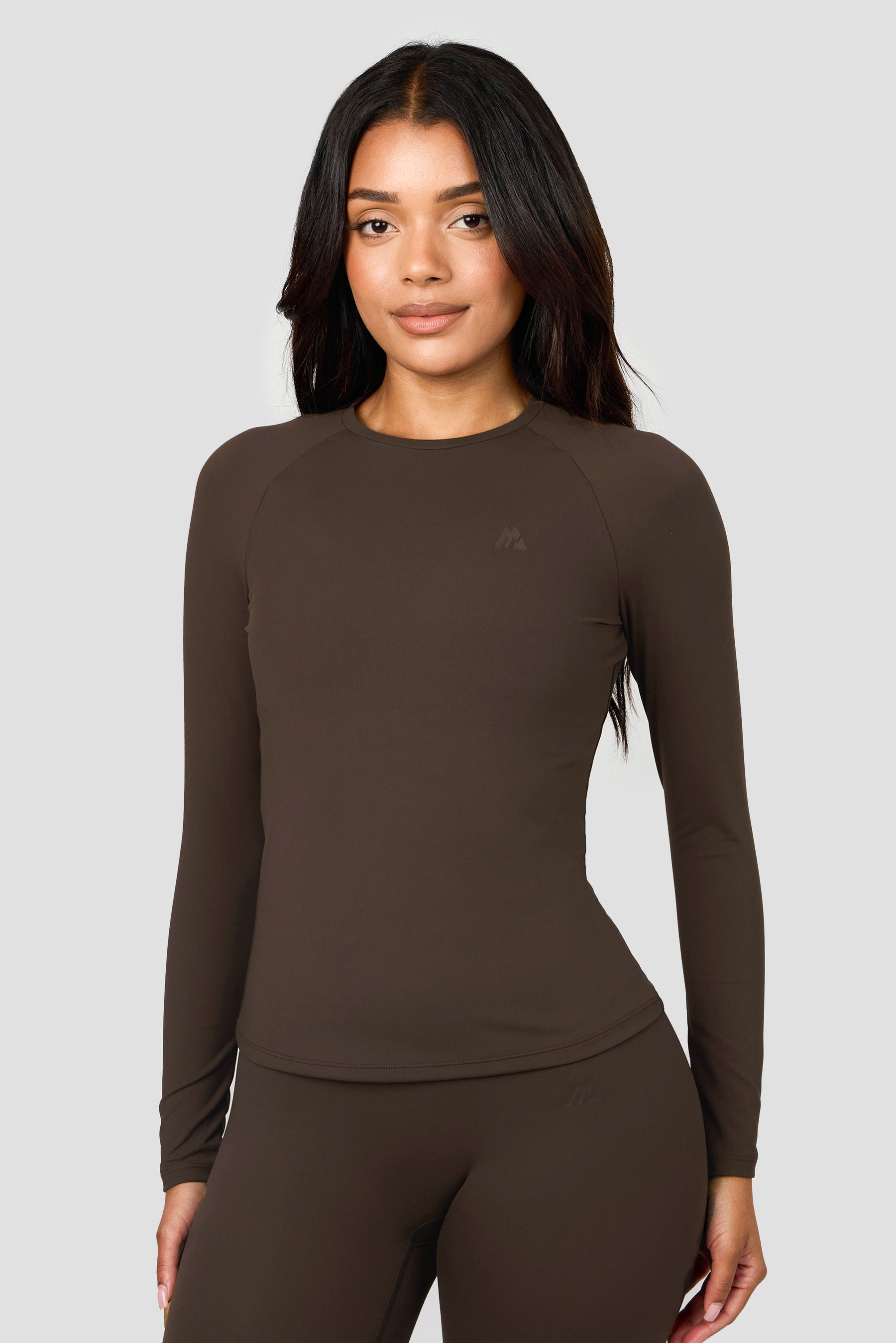Form Long Sleeve T-Shirt - Cocoa
