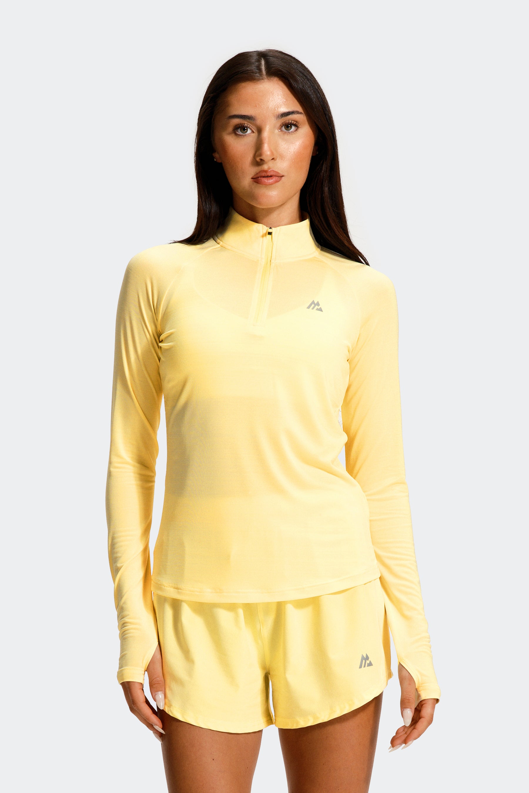 Breathe 1/4 Zip - Lemon