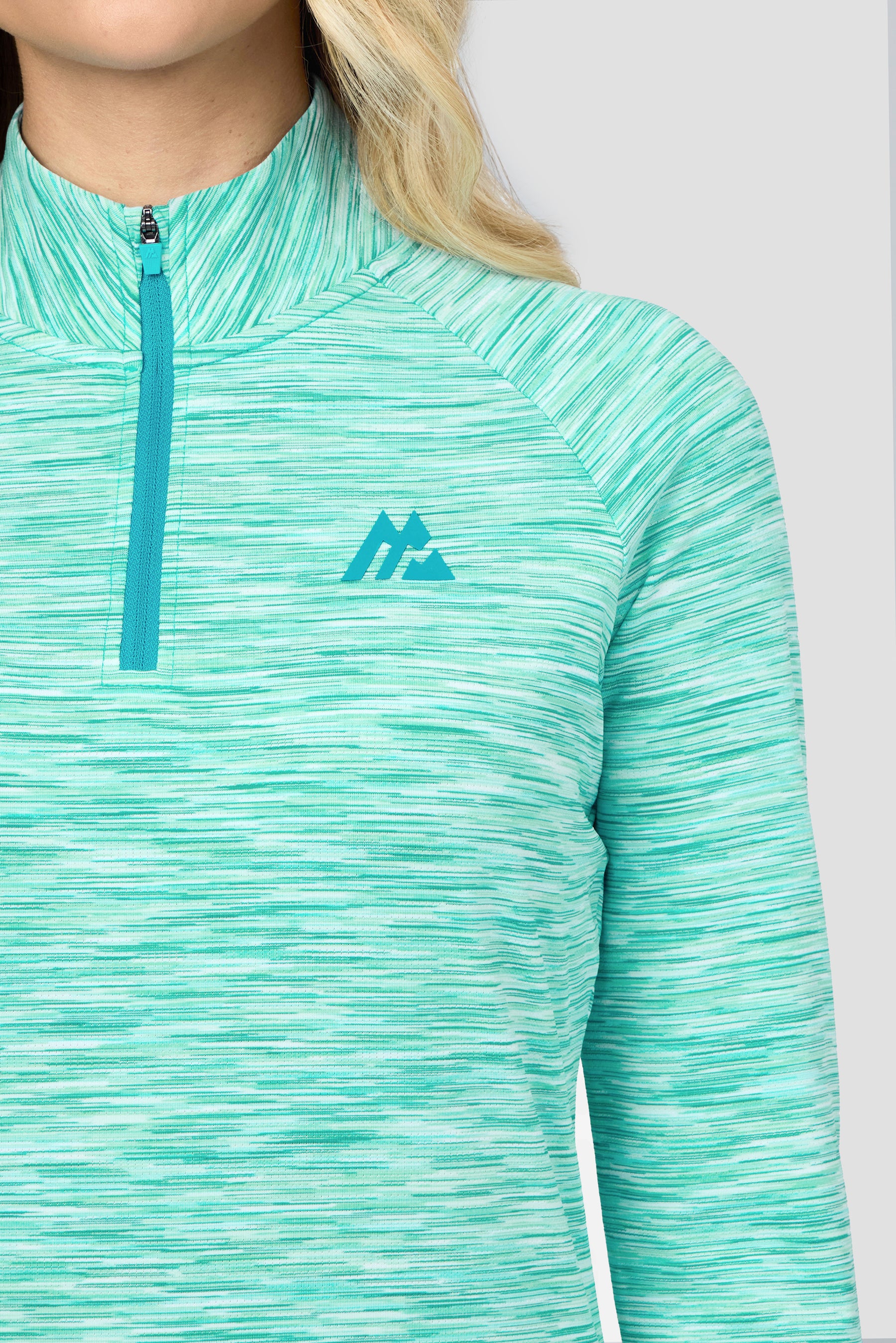 Women's Trail 1/4 Zip - Turquoise Multi 