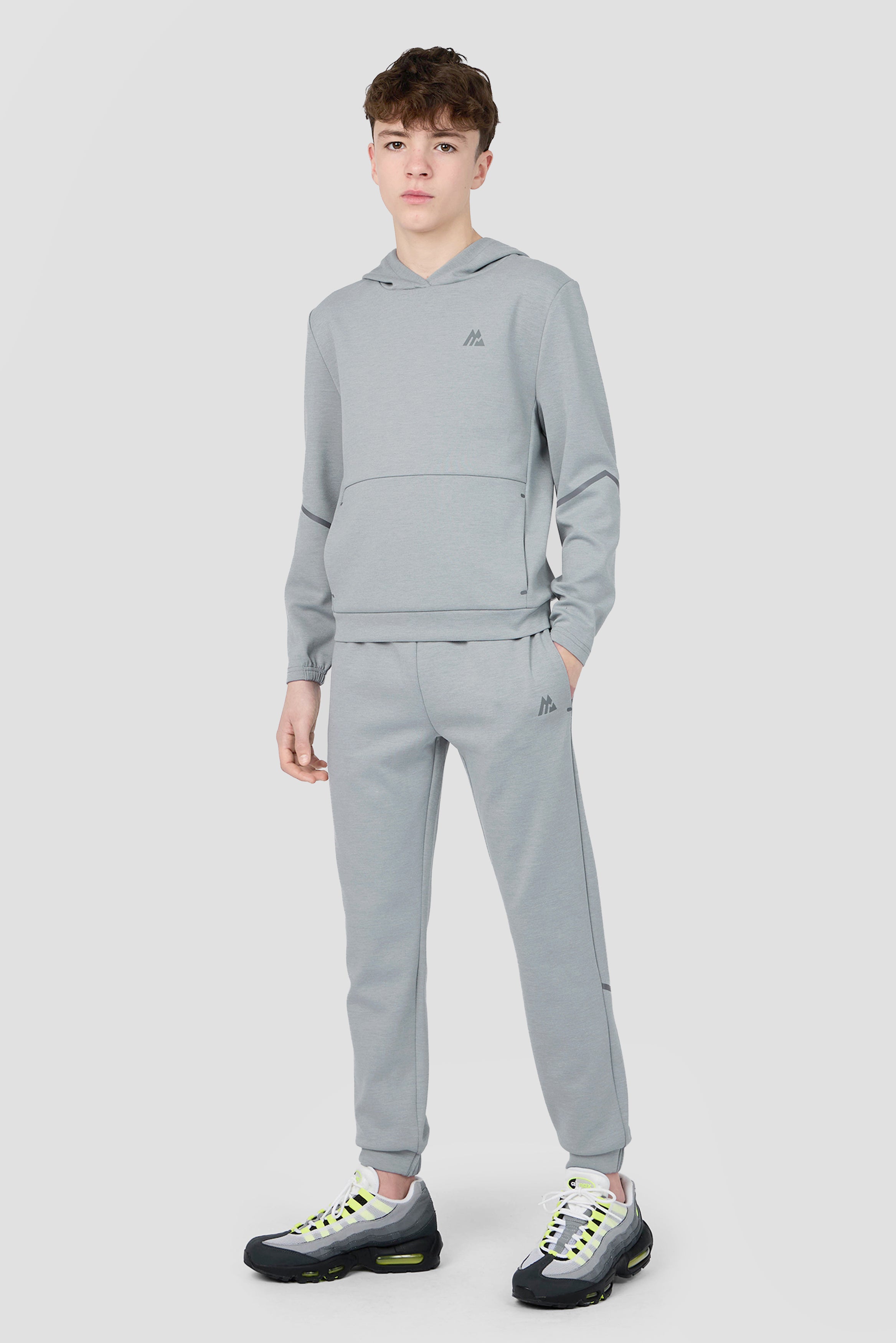 Boys Zenith Jogger Platinum Grey Marl | Montirex Sportswear Clothing