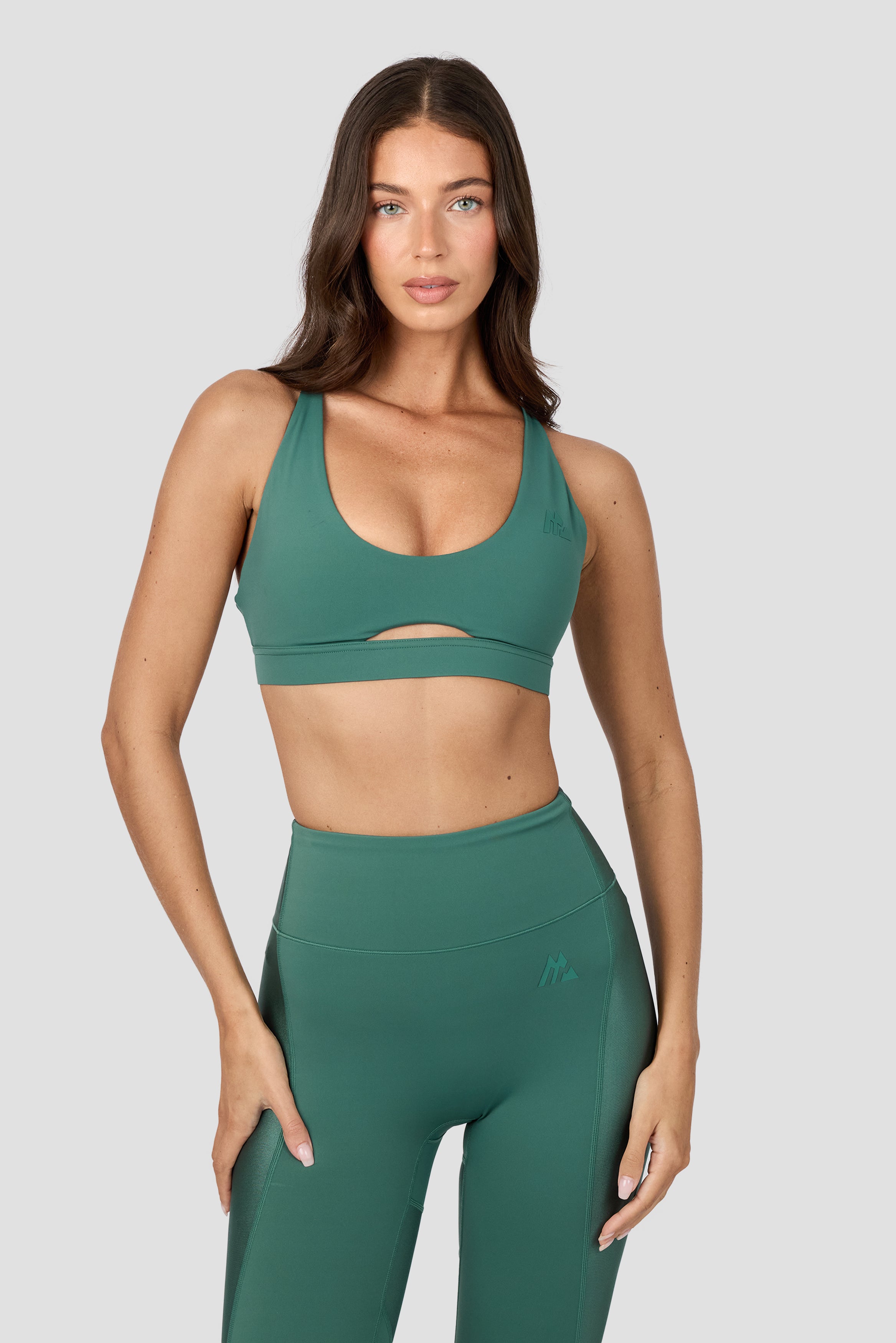 Luna Full Zip - Winter Pine | Montirex Sportswear Gymwear