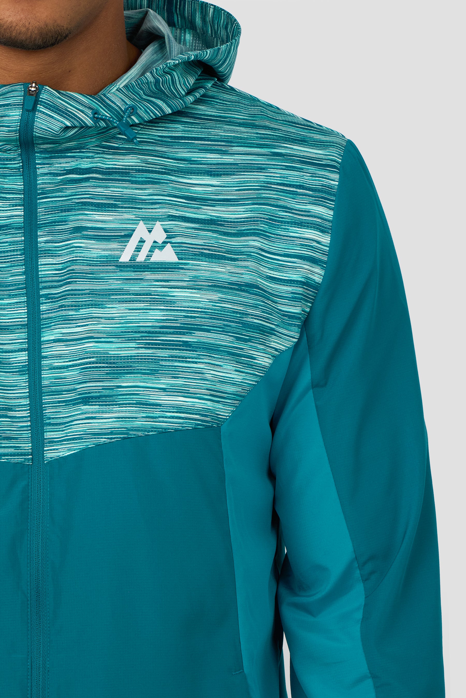 Trail Windbreaker - Teal Multi