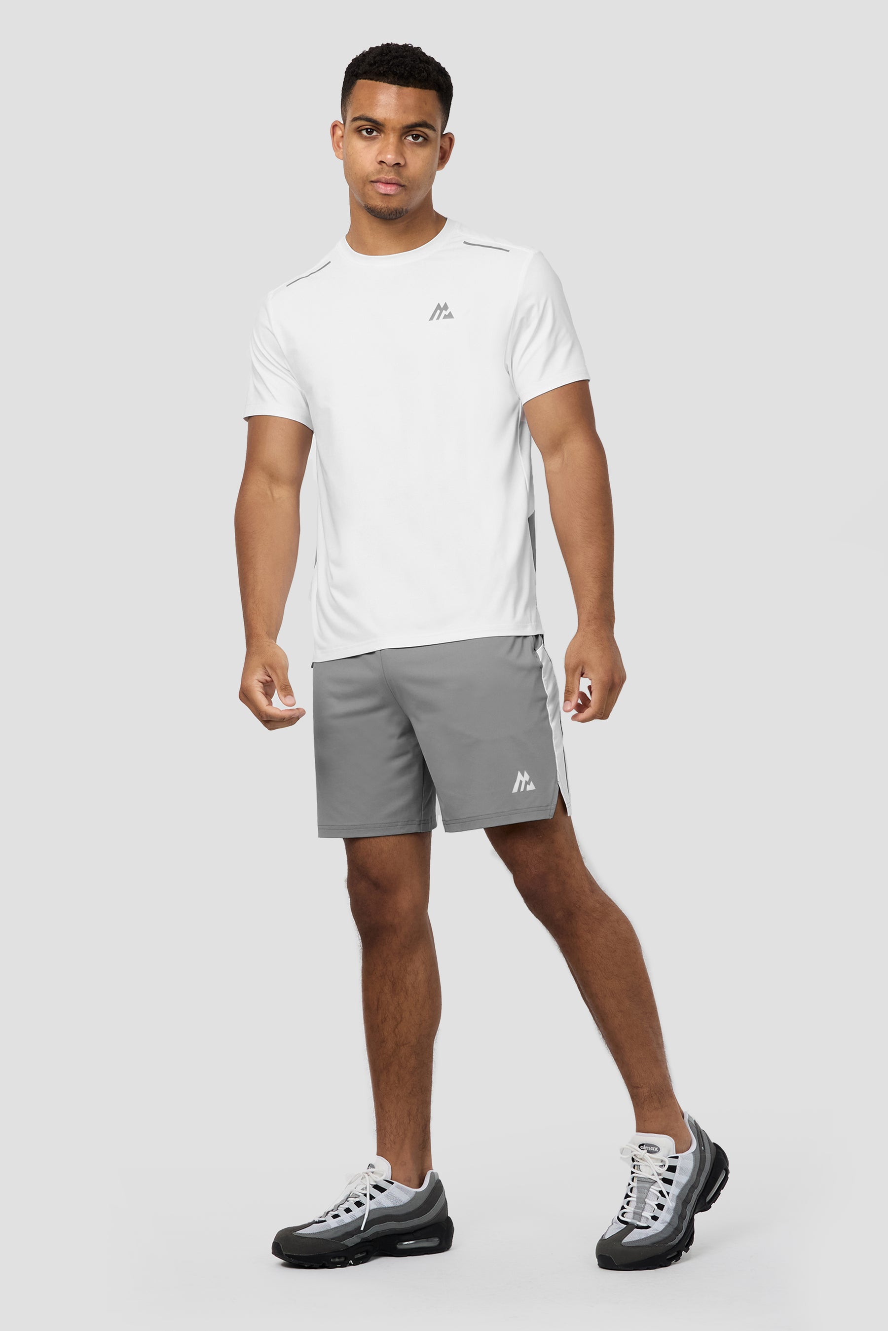 Strike Short - Platinum Grey/White