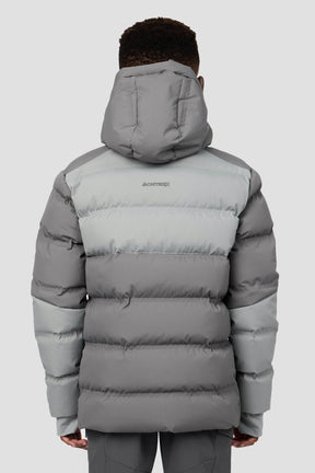 Boys Descent Down Jacket - Cement Grey/Platinum Grey