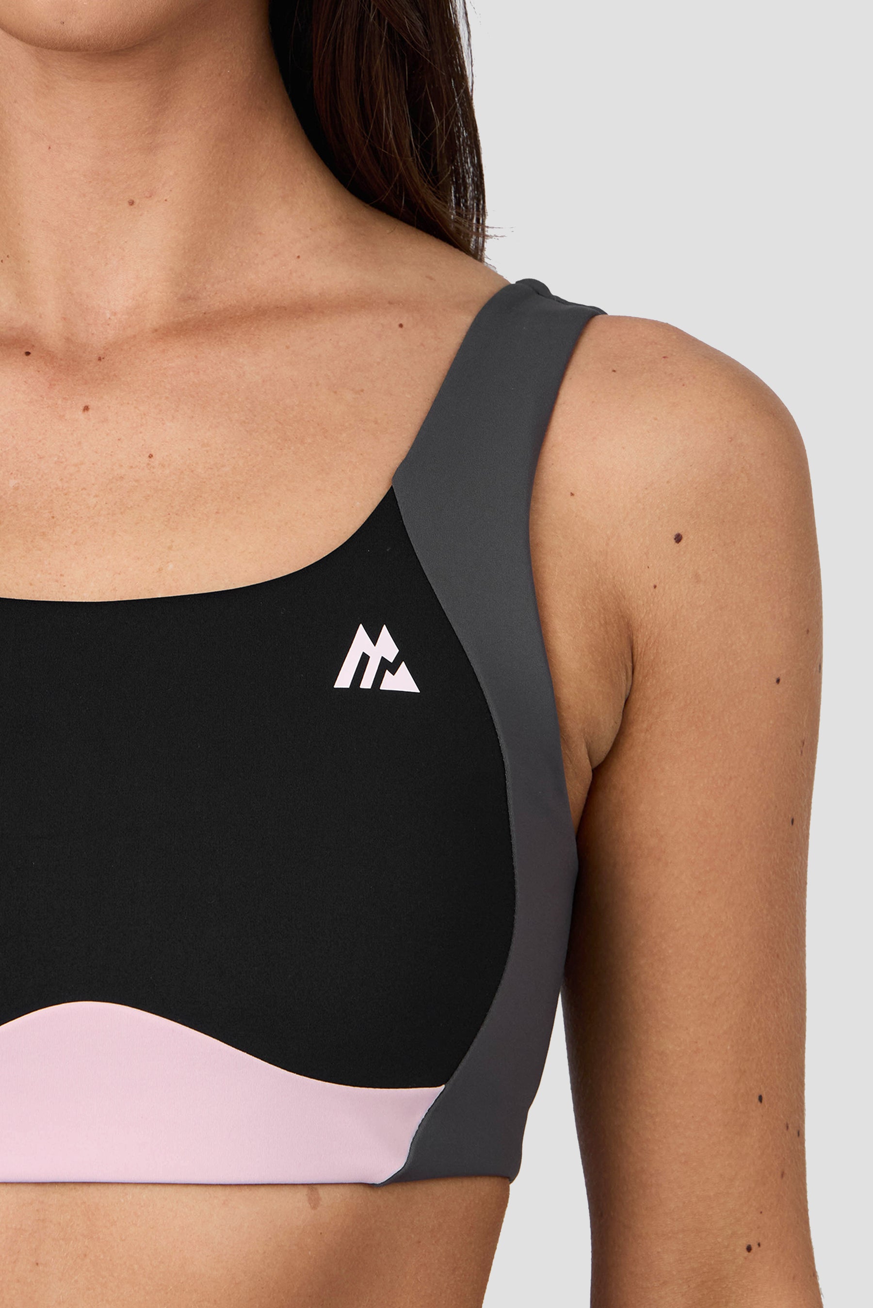 Vision Bra - Black/Asphalt/Light Pink